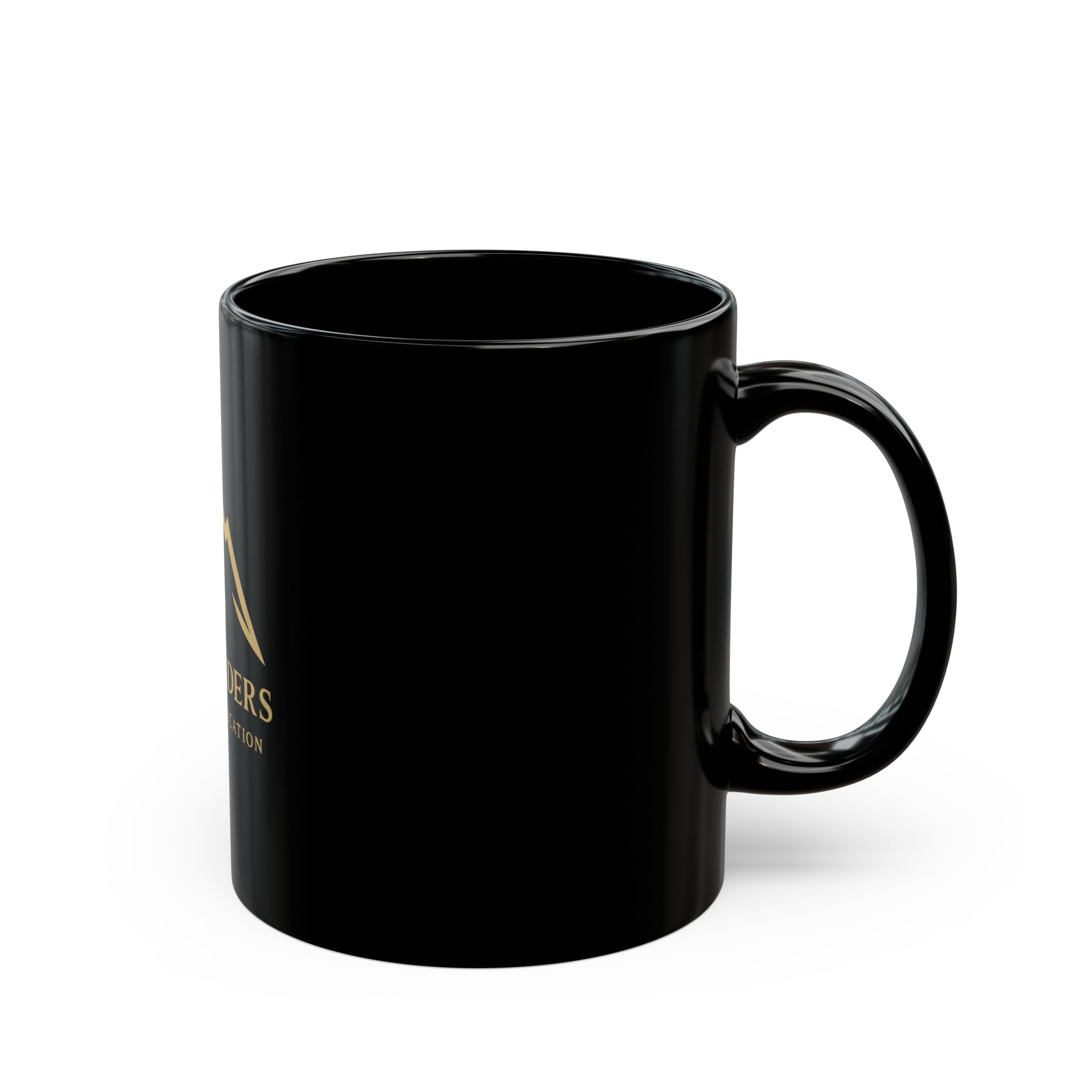 Executive Education Black Mug - 11oz & 15oz, Stylish Gift for Professionals, Office Mug, Drinkware, Elegant Coffee Cup