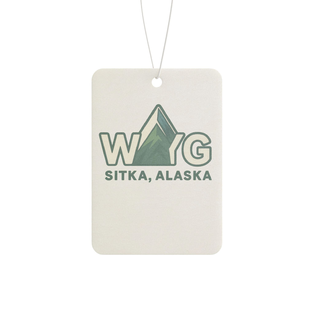 WAYG Collection- Sitka Alaska- Mountain Car Air Freshener, Eco-Friendly Scent Diffuser