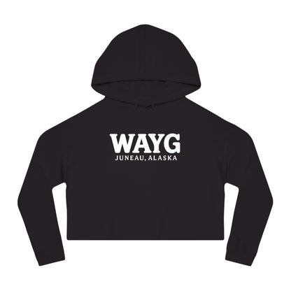 WAYG Collection- Juneau Alaska- Women’s Cropped Hooded Sweatshirt