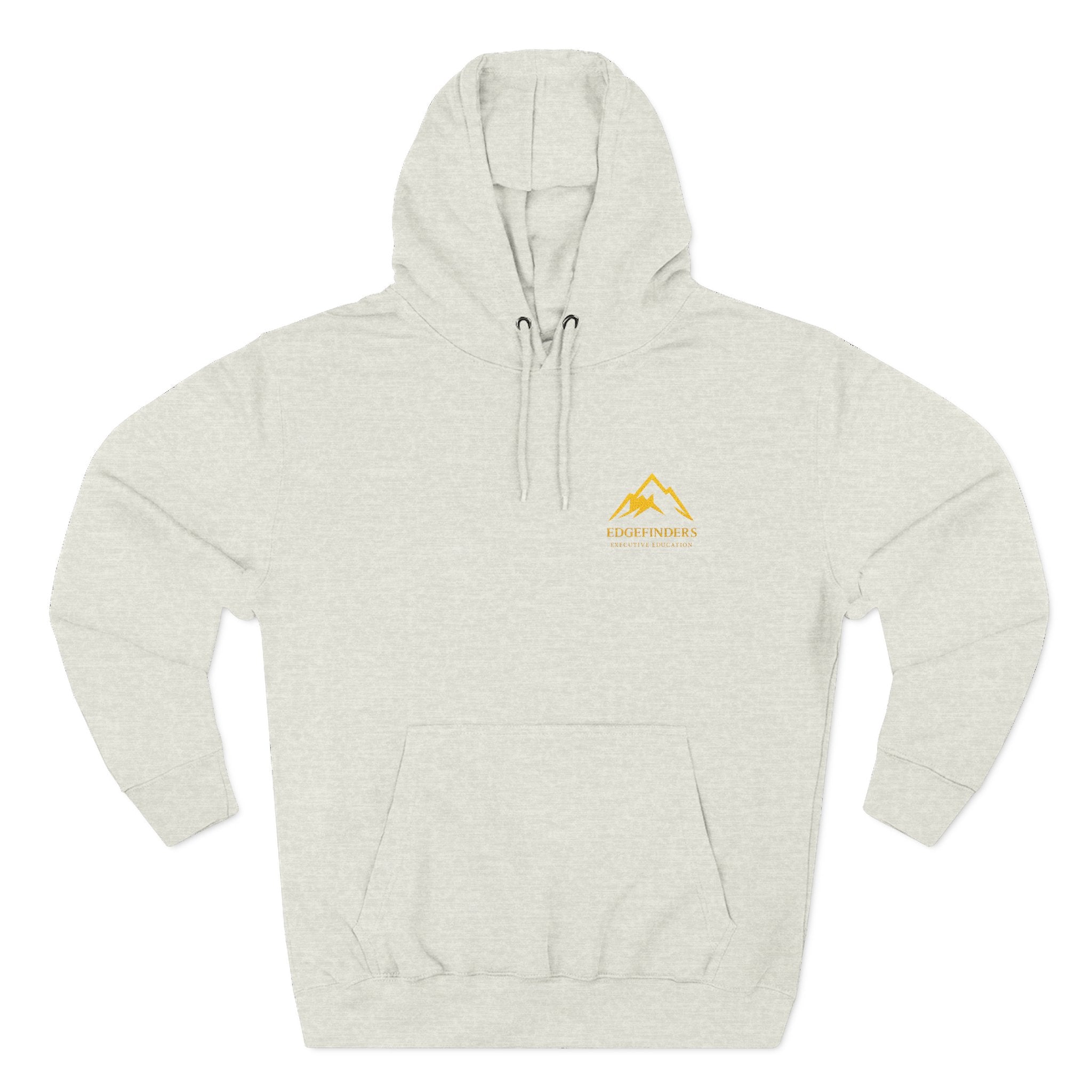 Mountain Trail Hoodie — Small Gold 'Trailblazers' Logo Fleece Pullover