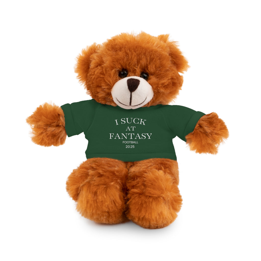 Fantasy Football Stuffed Animal, Cuddle Toy, Sports Gift, Personalized Plush Bear, Fun Gift Idea for Fans