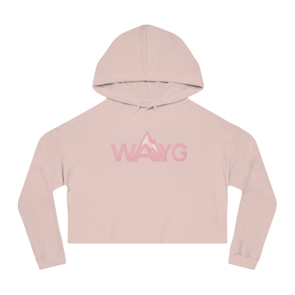 WAYG Collection- Tie-Die- Pastel- Women’s Cropped Hooded Sweatshirt
