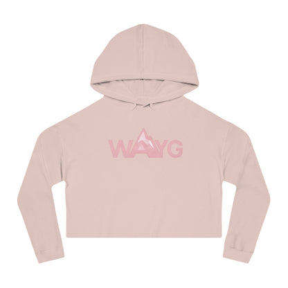 WAYG Collection- Tie-Die- Pastel- Women’s Cropped Hooded Sweatshirt