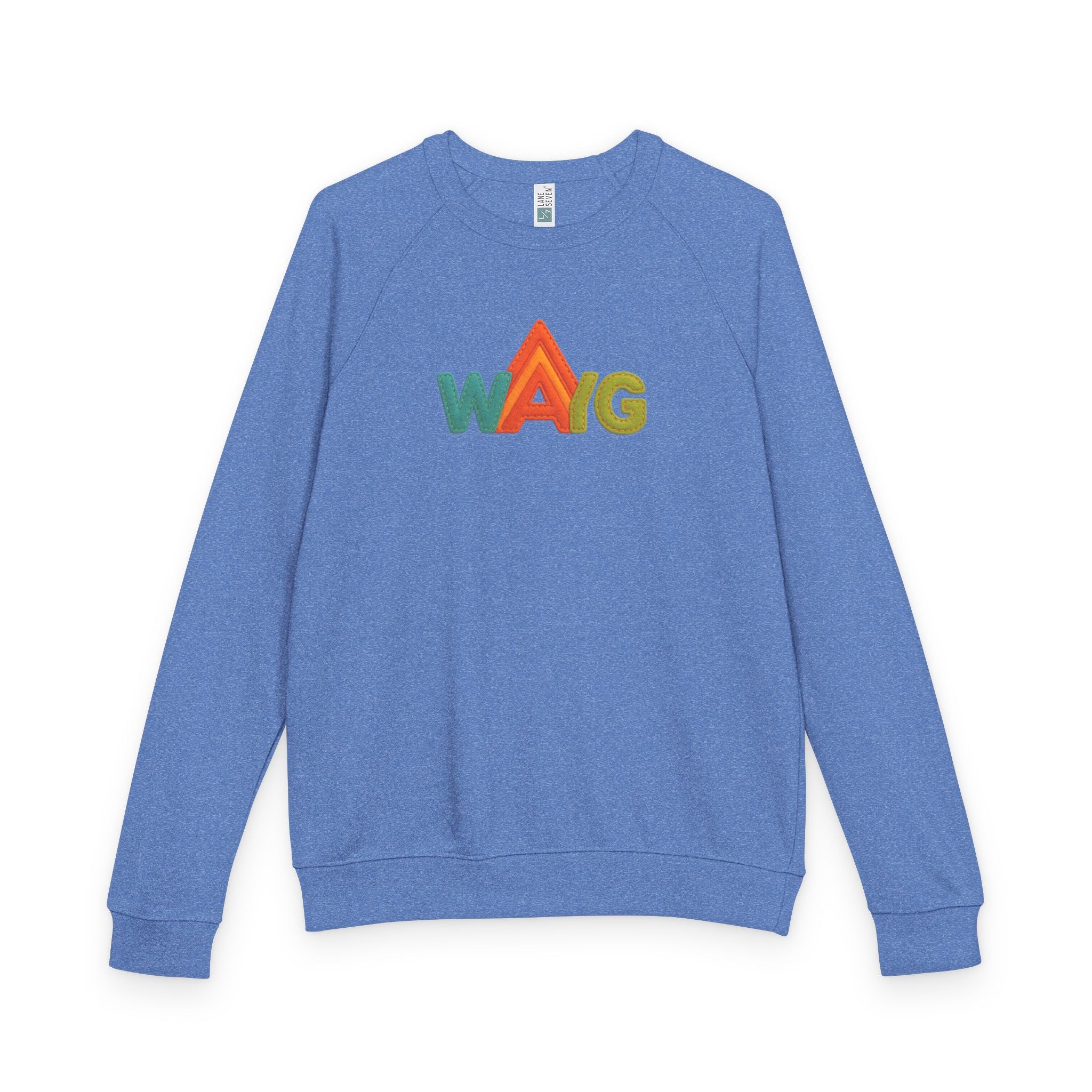 Unisex French Terry Raglan Crewneck Sweatshirt, Cozy Casual Wear, Gift for Friends, Year-Round Comfort, Unique Graphics