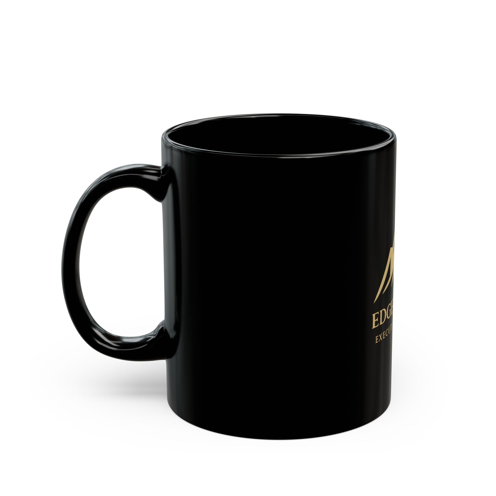 Executive Education Black Mug - 11oz & 15oz, Stylish Gift for Professionals, Office Mug, Drinkware, Elegant Coffee Cup