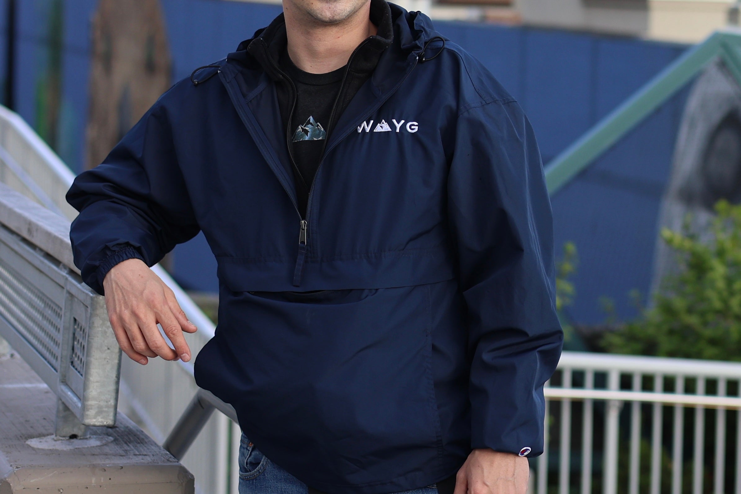 WAYG Lightweight Hooded Windbreaker