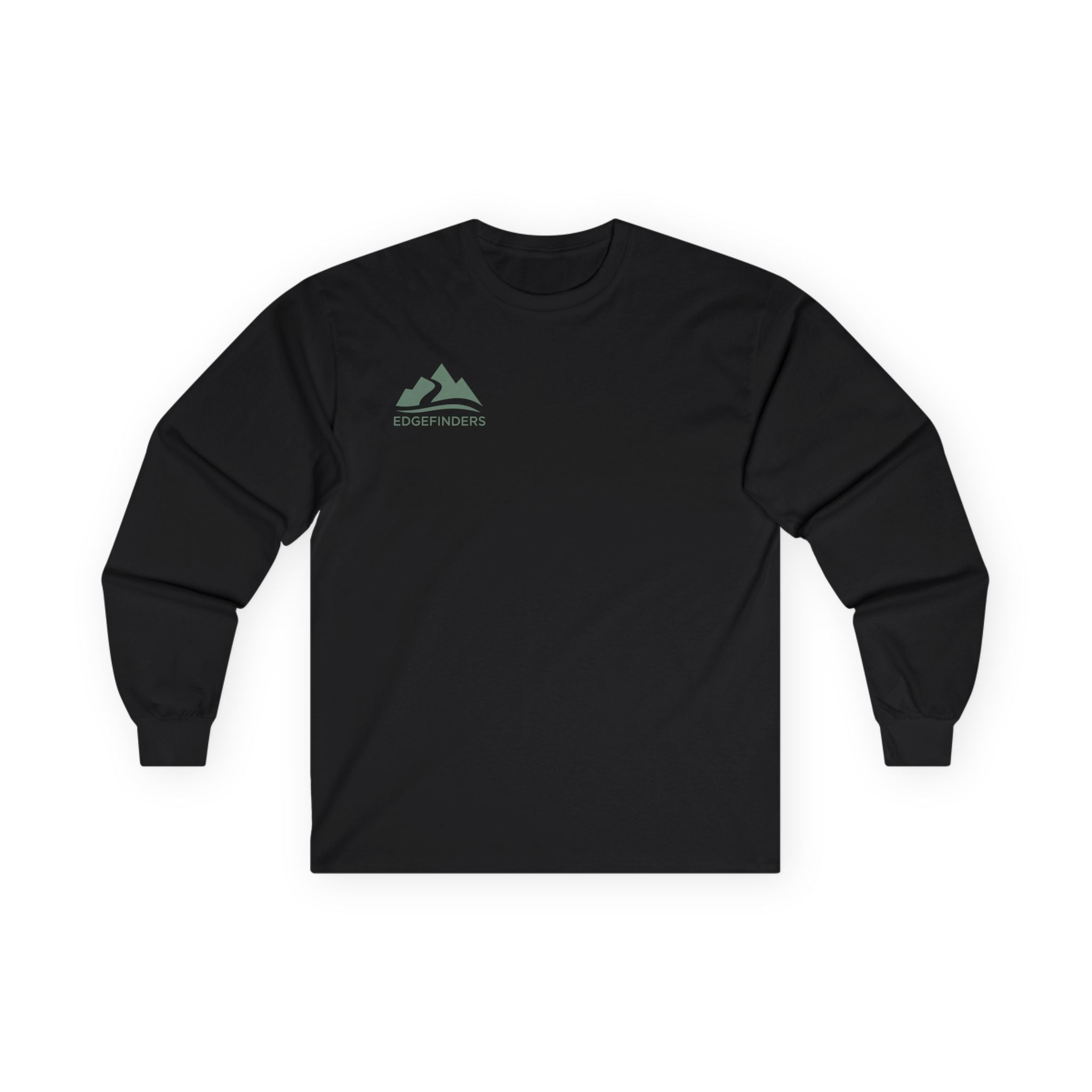 Unisex Ultra Cotton Long Sleeve Tee - Adventure Ready with Mountain Design