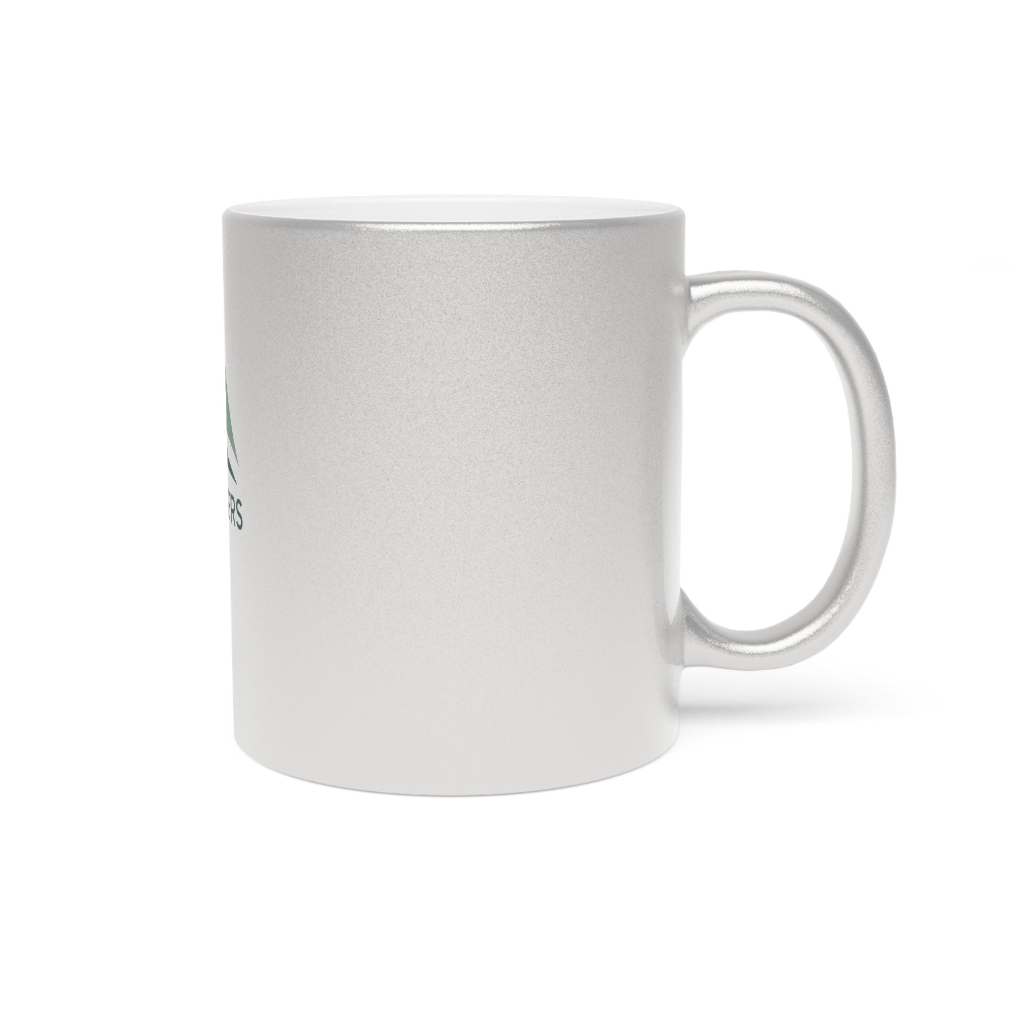 Metallic Mug - Custom Silver or Gold Travel Coffee Cup, Ideal Gift for Nature Lovers, Camping, Hiking, Travel, and Adventure Enthusiasts