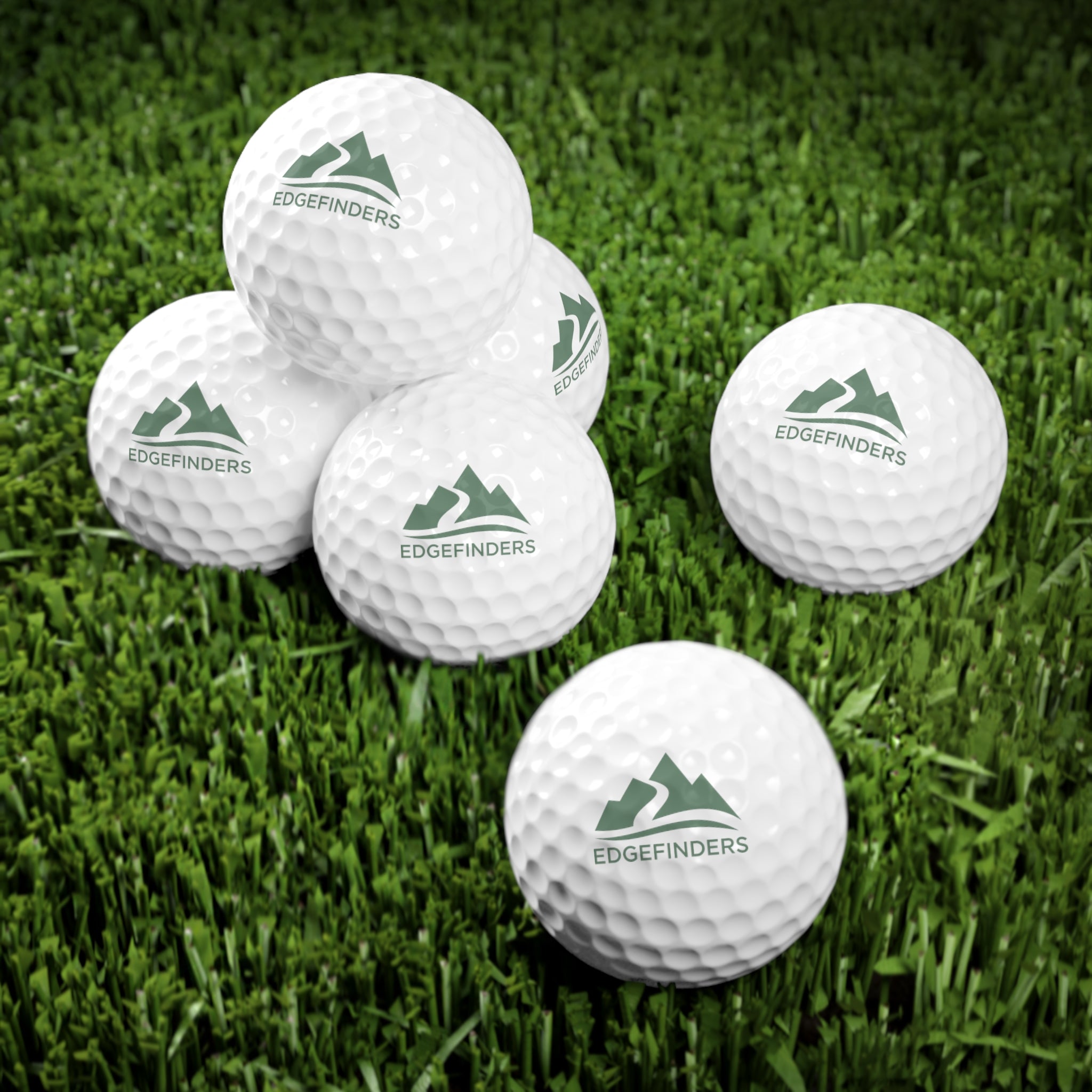 Eco-Friendly Golf Balls - 6 Pack with Edgefinders Design