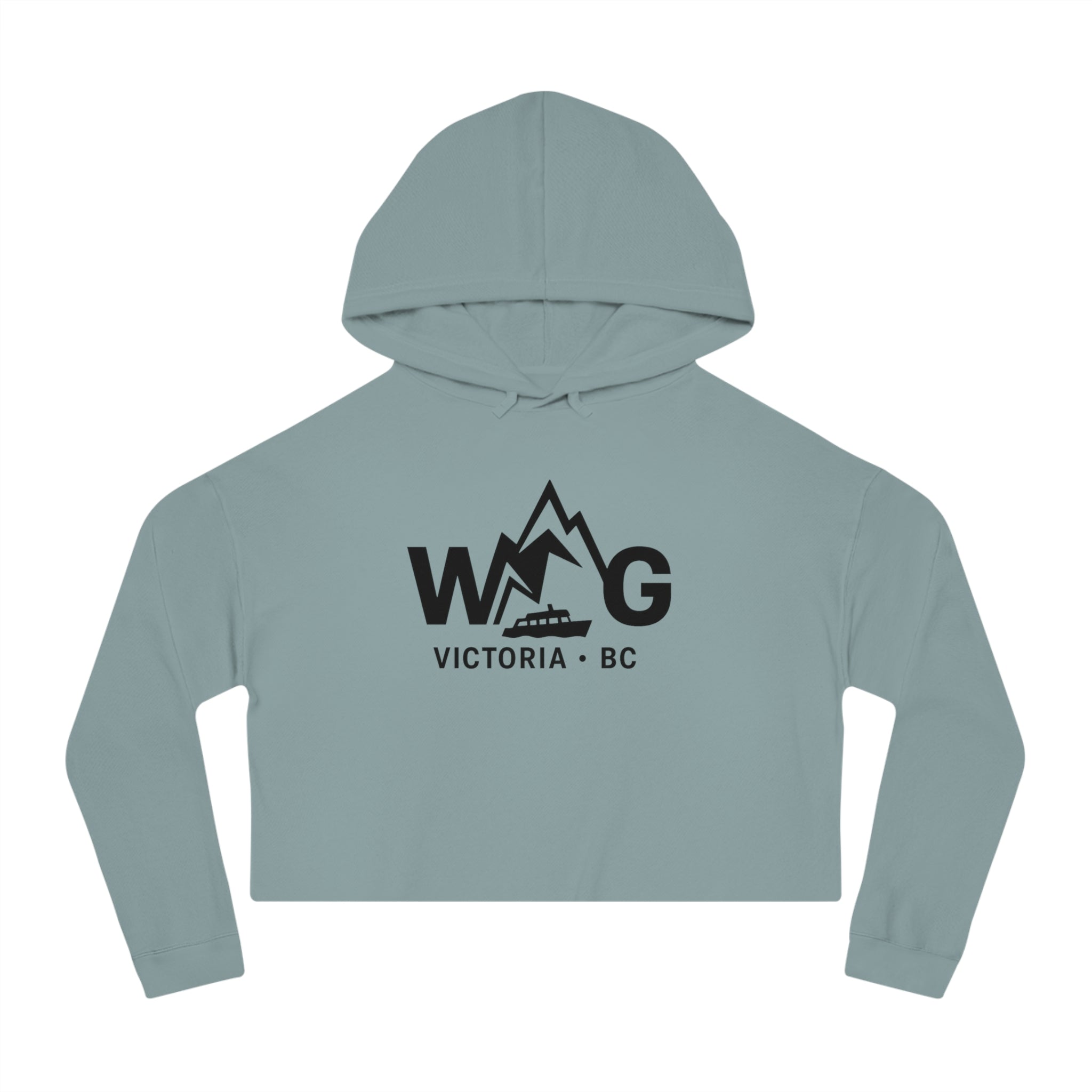 WAYG Collection- Victoria BC Canada- Women’s Cropped Hooded Sweatshirt