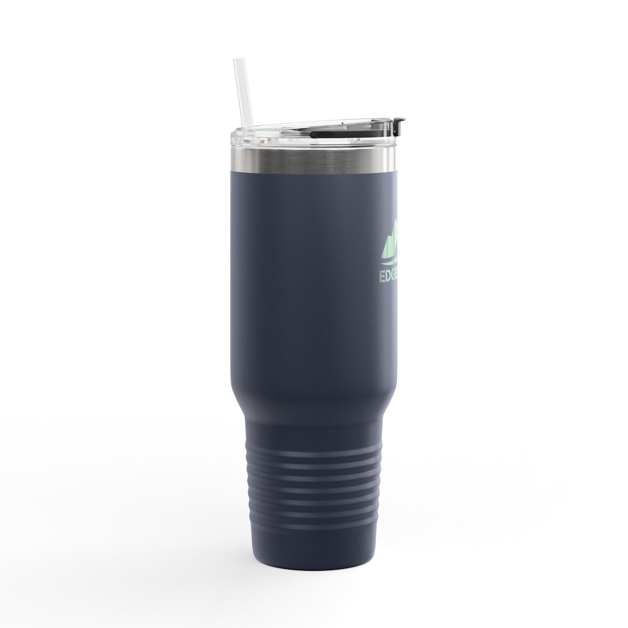 Eco-Friendly Insulated Travel Mug - 40oz with Mountains Design