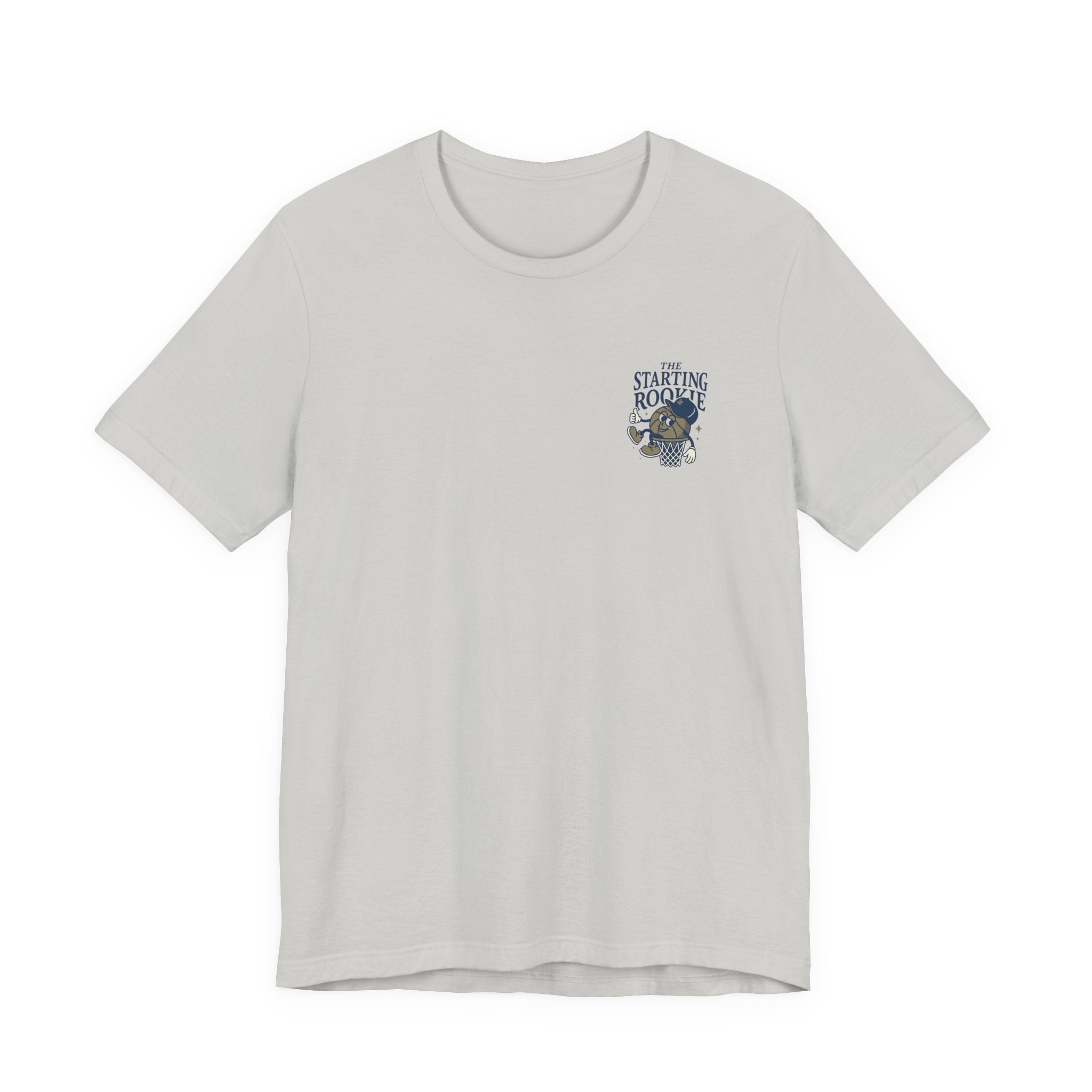 The Starting Rookie Unisex Tee | Cute Basketball Shirt, Sports Fan Apparel, Gift for Athletes, Casual Wear, Back-to-School Tee