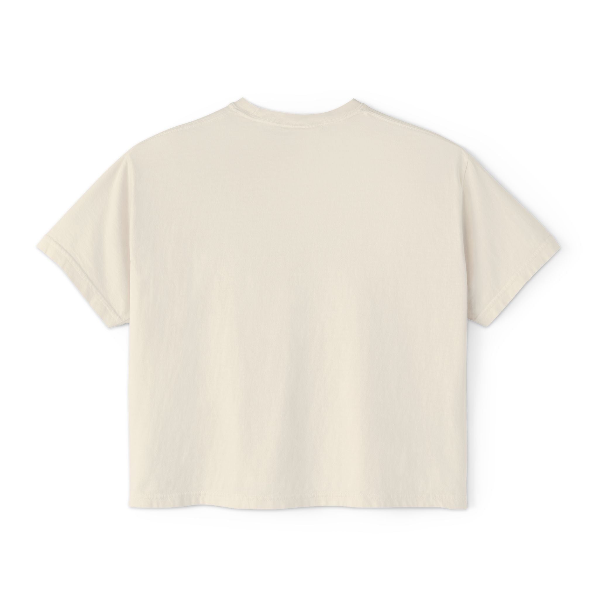 Women's Boxy Tee — Vintage Mountain Patch Tee (NAVC)