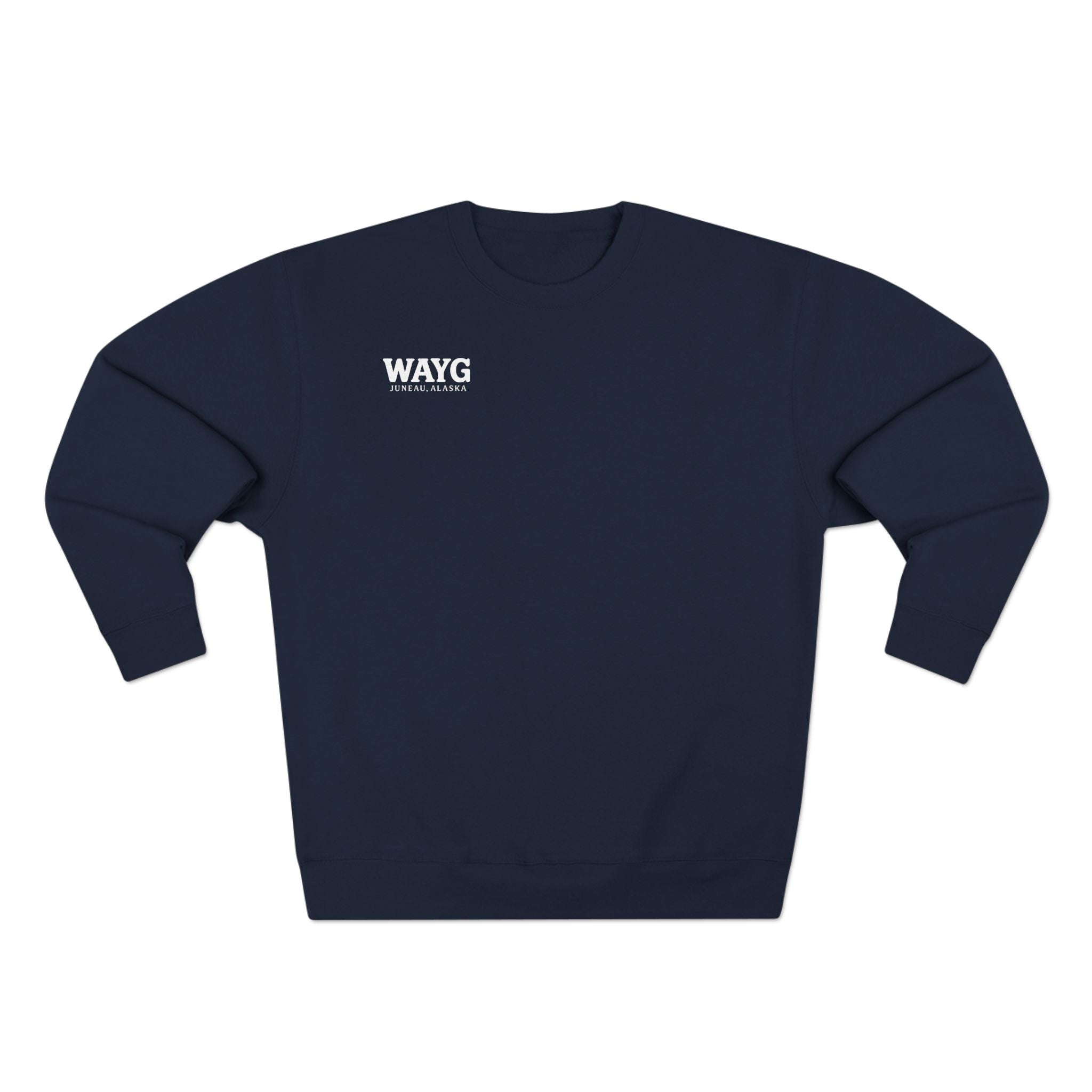 WAYG- Collection- Juneau Alaska-Unisex Crewneck Sweatshirt- Whale Watching