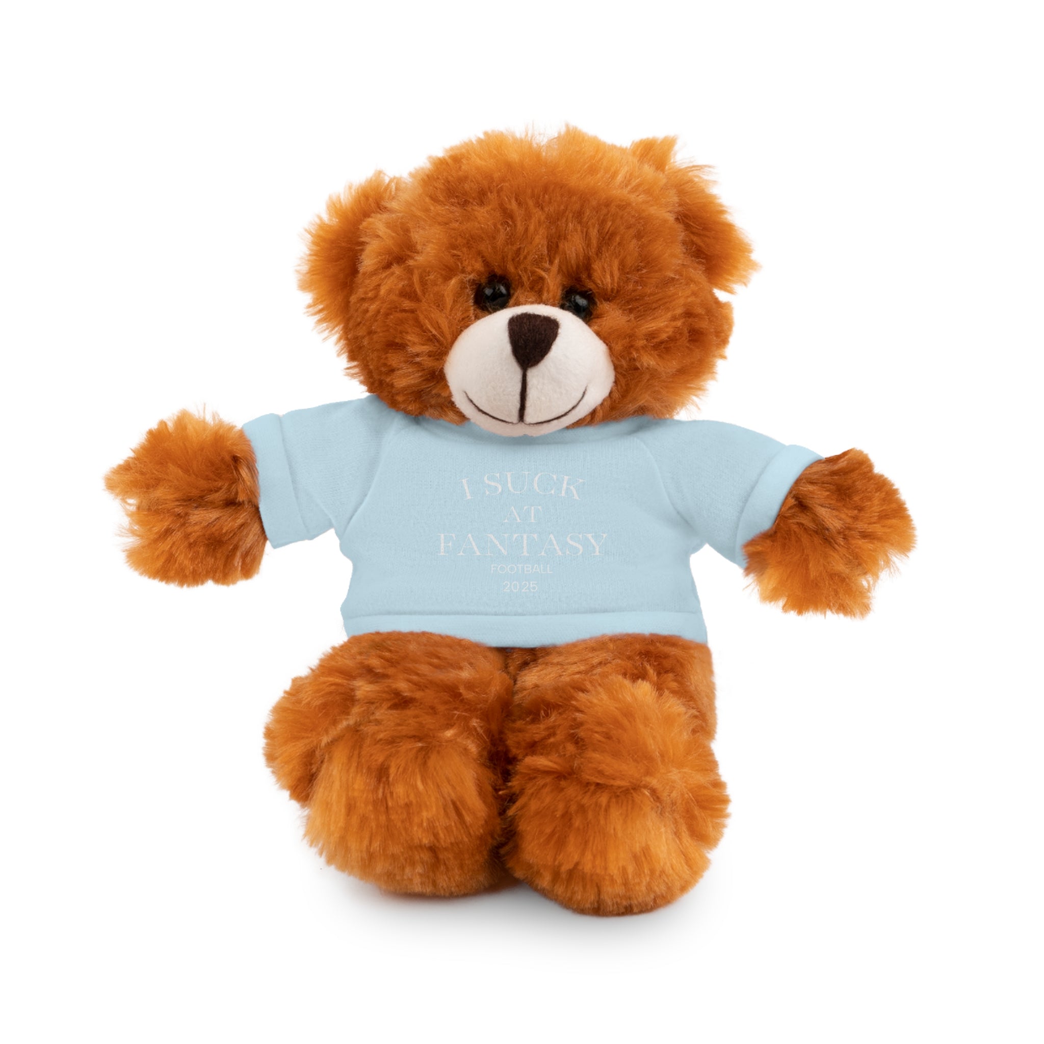 Fantasy Football Stuffed Animal, Cuddle Toy, Sports Gift, Personalized Plush Bear, Fun Gift Idea for Fans