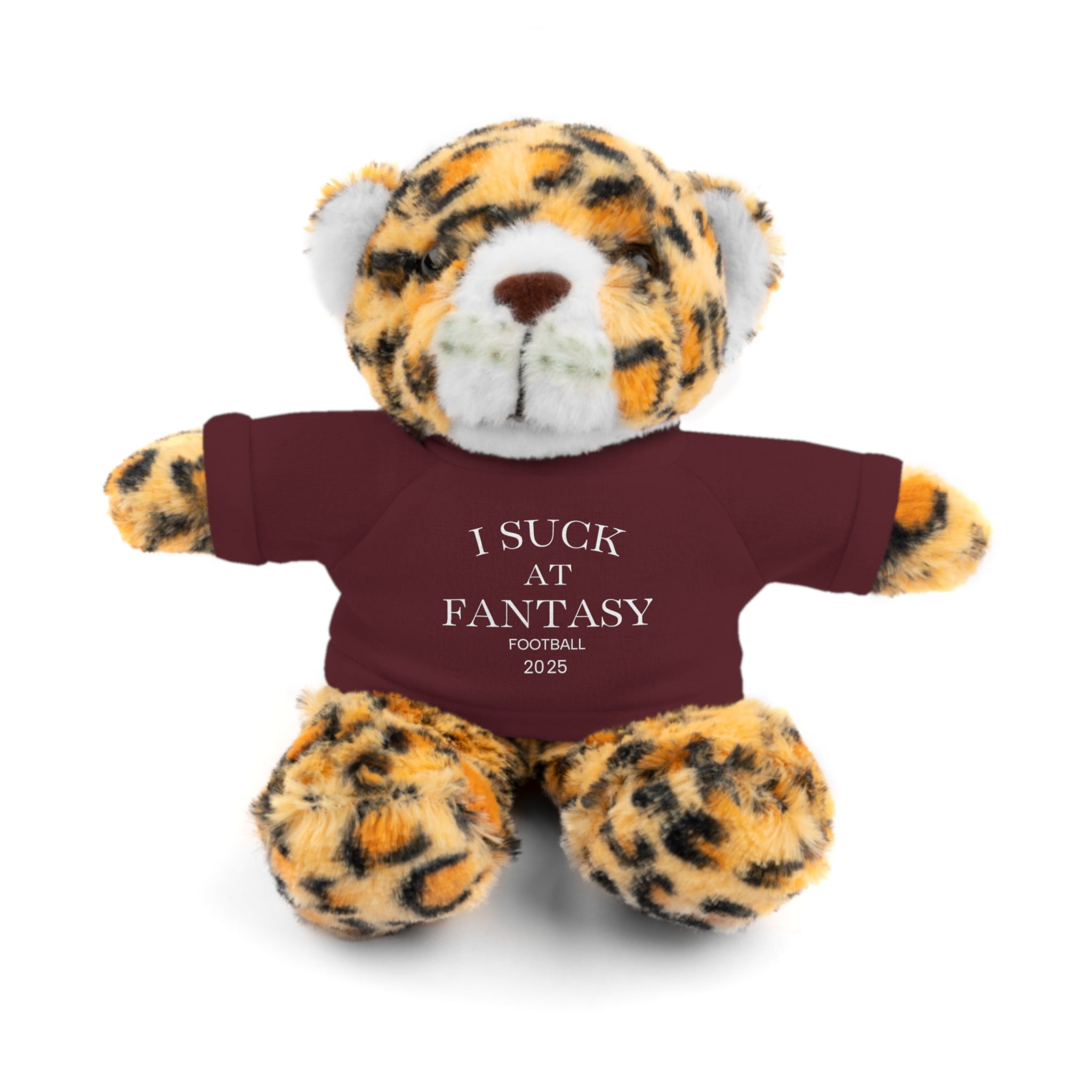 Fantasy Football Stuffed Animal, Cuddle Toy, Sports Gift, Personalized Plush Bear, Fun Gift Idea for Fans