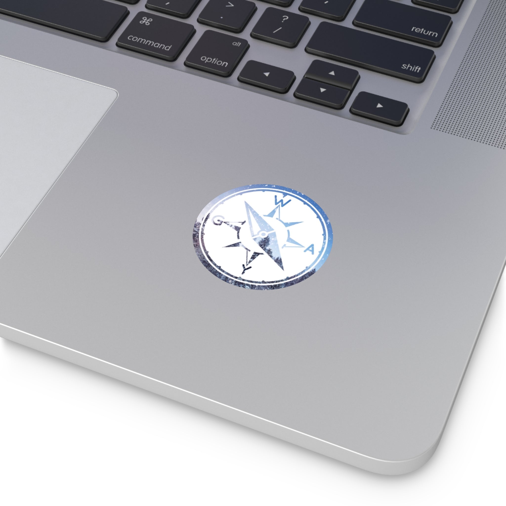 Compass Rose Vinyl Sticker — Adventure Travel Outdoor Decal (North, South, East, West)