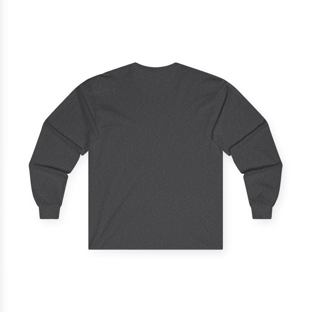 Unisex Ultra Cotton Long Sleeve Tee - Adventure Ready with Mountain Design