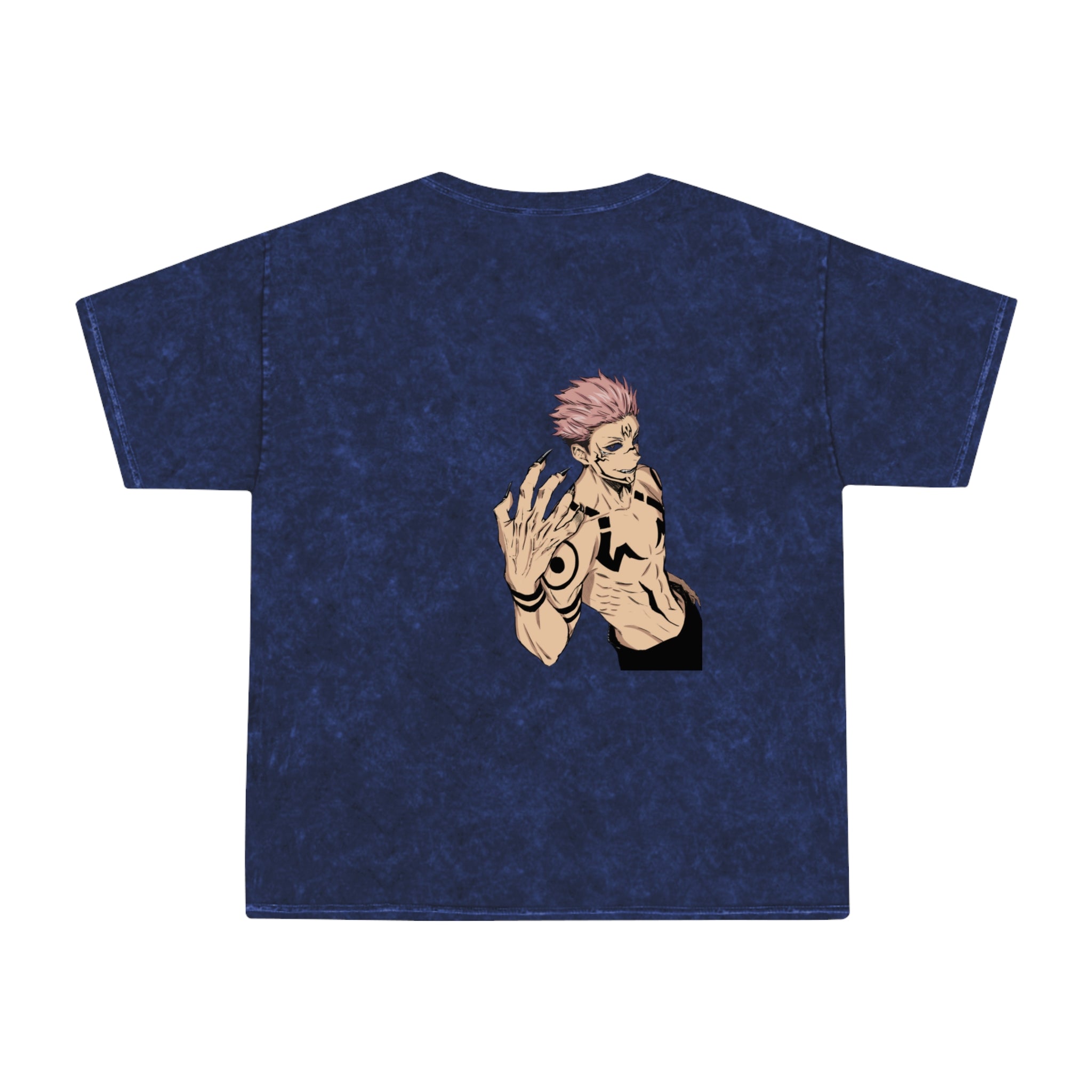 Unisex Mineral Wash Graphic Tee - Vintage Style T-Shirt, Casual Wear, Anime-inspired Fashion, Gift for Him/Her, Summer Essential