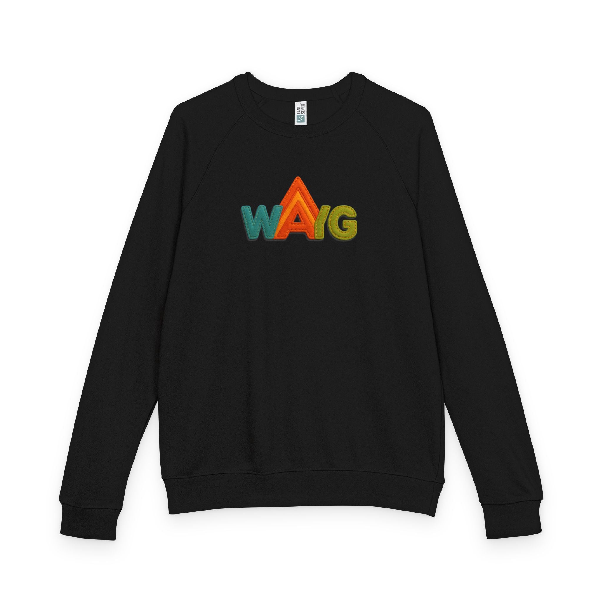 Unisex French Terry Raglan Crewneck Sweatshirt, Cozy Casual Wear, Gift for Friends, Year-Round Comfort, Unique Graphics