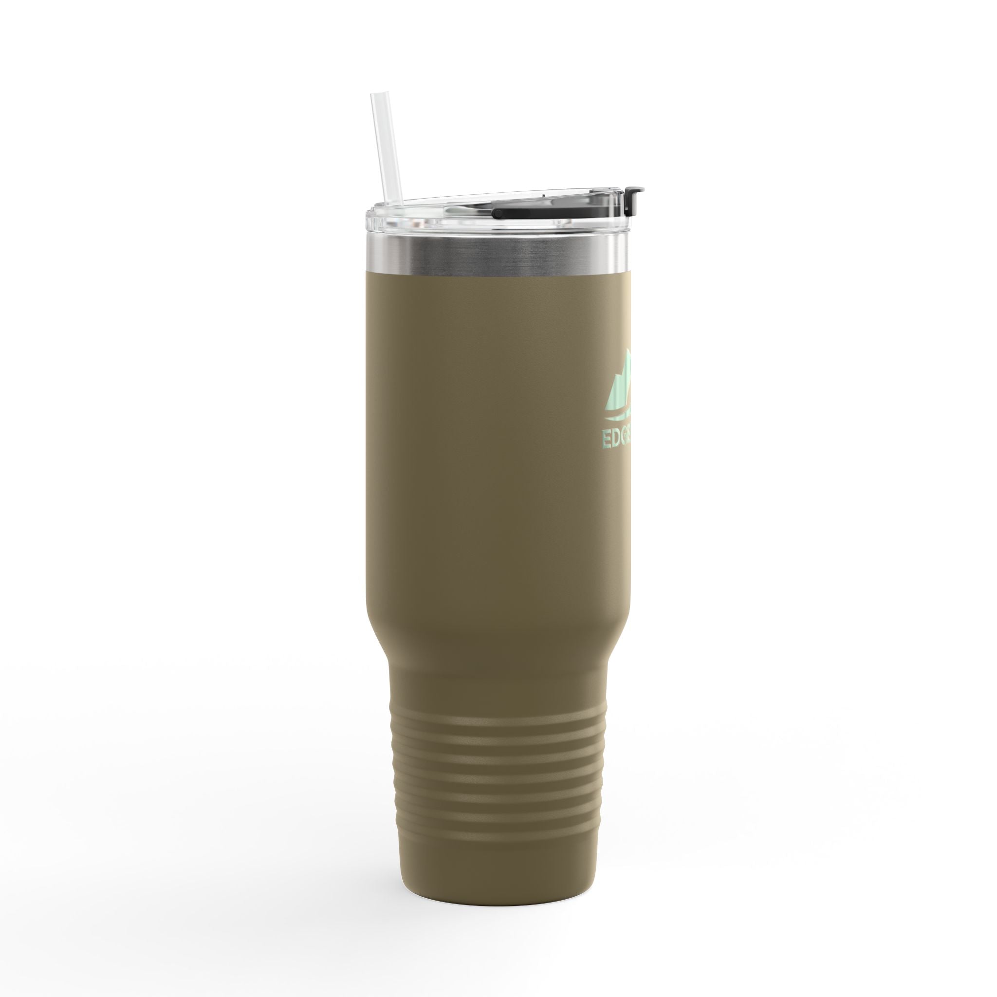 Eco-Friendly Insulated Travel Mug - 40oz with Mountains Design