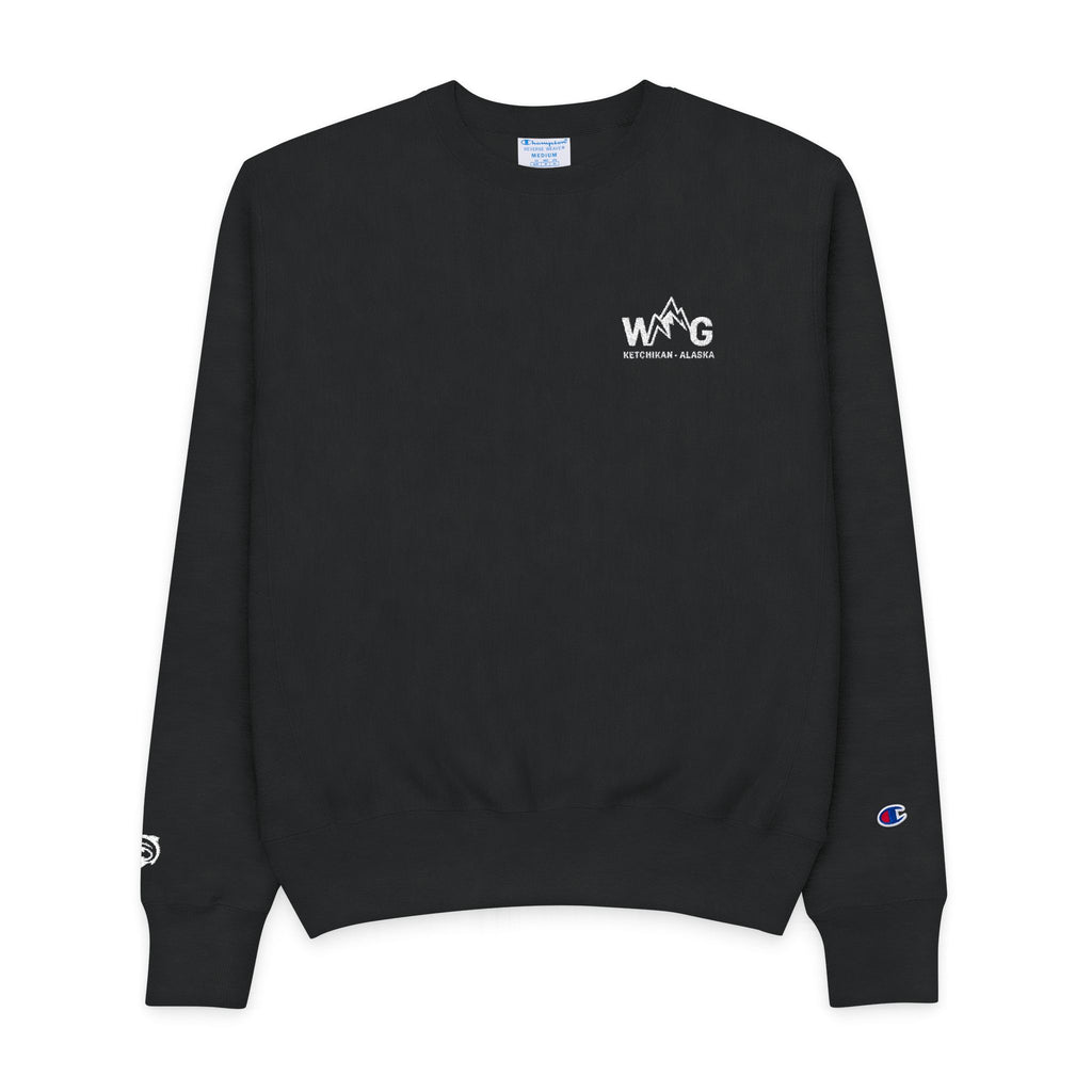 WAYG Collection- Ketchikan Alaska- Men's Champion Crewneck Sweatshirt