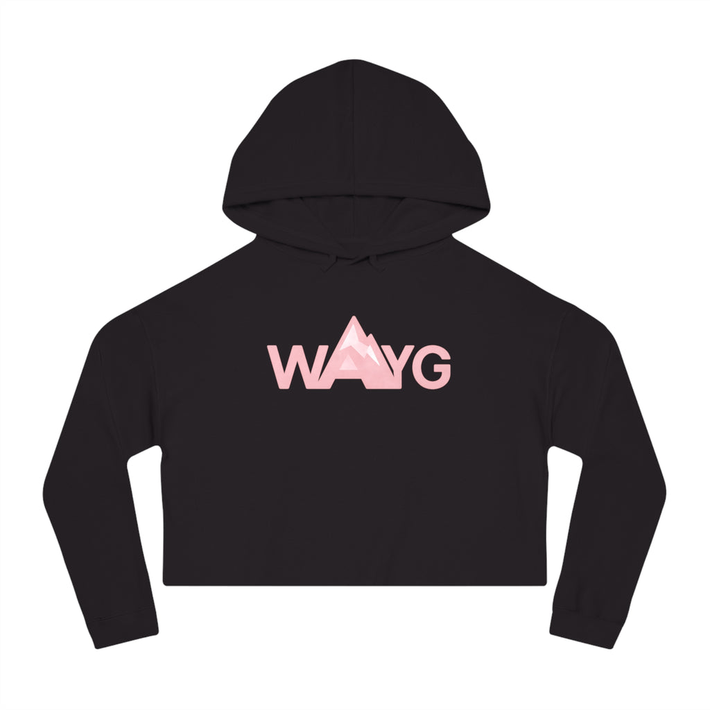 WAYG Collection- Tie-Die- Pastel- Women’s Cropped Hooded Sweatshirt