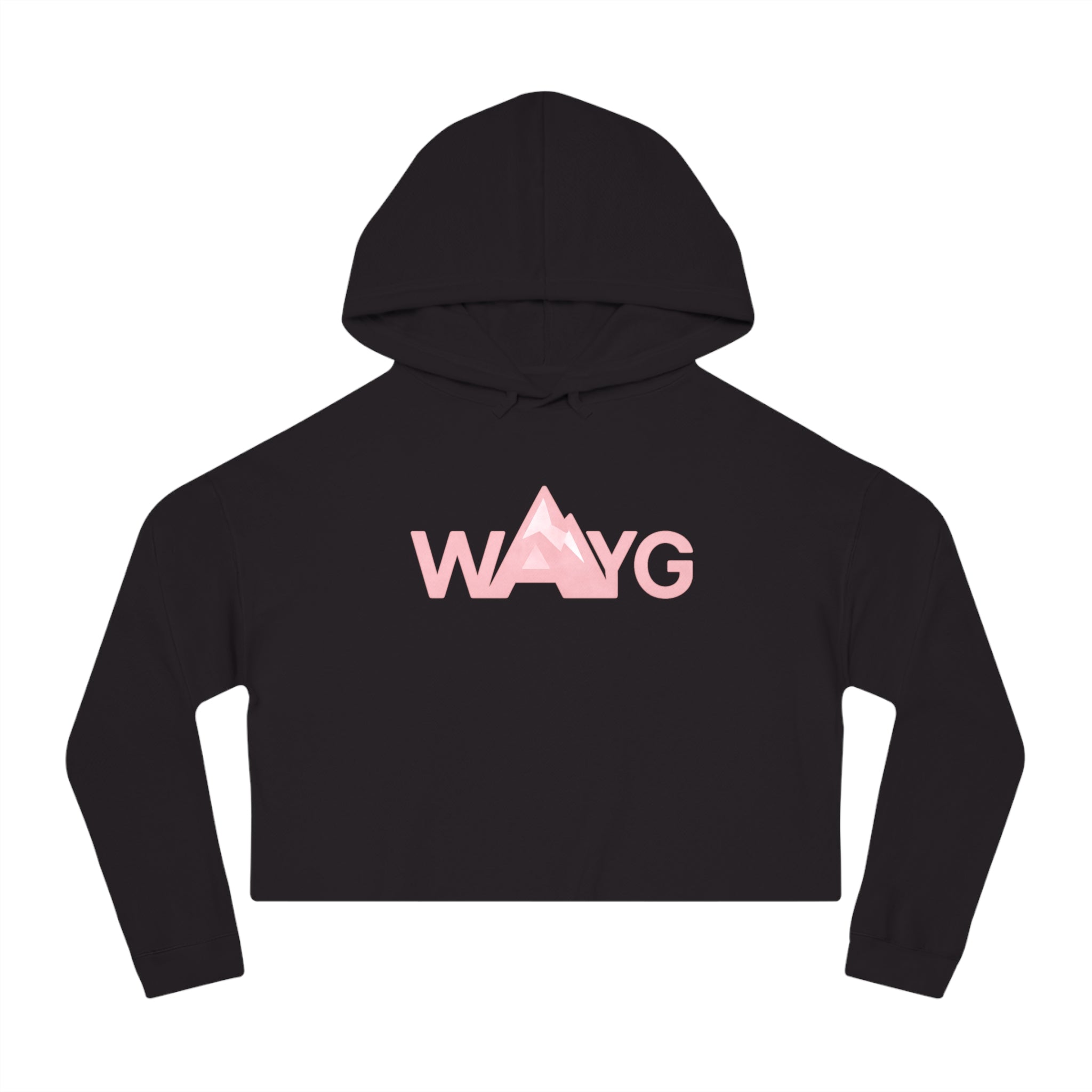 WAYG Collection- Tie-Die- Pastel- Women’s Cropped Hooded Sweatshirt