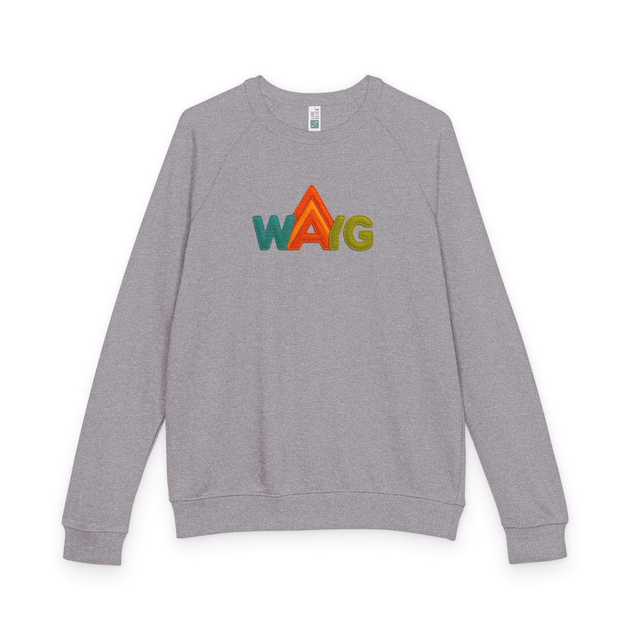 Unisex French Terry Raglan Crewneck Sweatshirt, Cozy Casual Wear, Gift for Friends, Year-Round Comfort, Unique Graphics