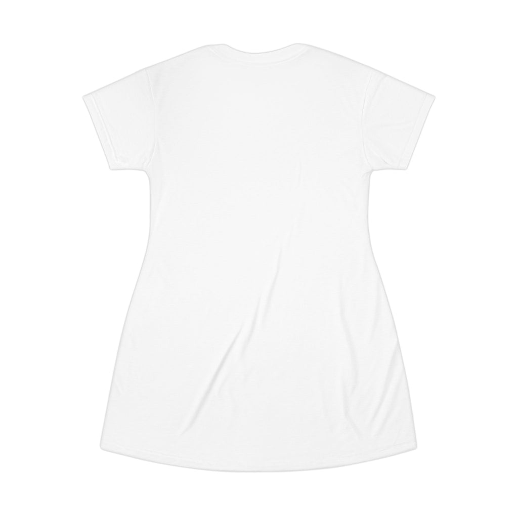 Casual Statement T-Shirt Dress - 'WAYG' Print, Summer Outfit, Gifts for Her, Trendy Lounge Wear, Everyday Fashion