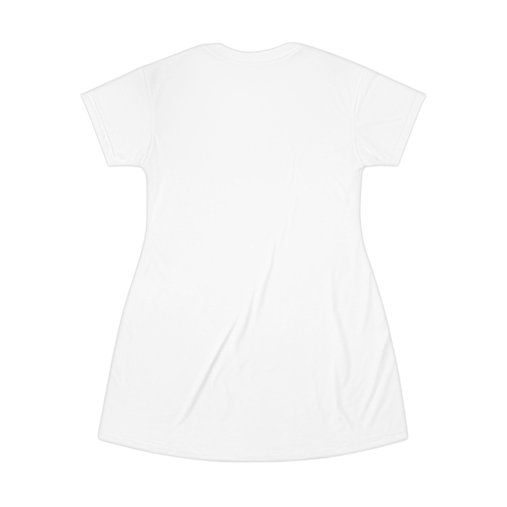Casual Statement T-Shirt Dress - 'WAYG' Print, Summer Outfit, Gifts for Her, Trendy Lounge Wear, Everyday Fashion