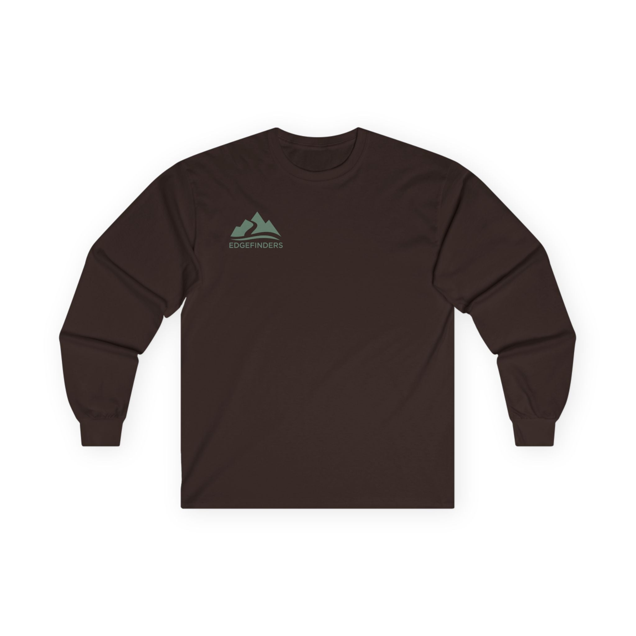 Unisex Ultra Cotton Long Sleeve Tee - Adventure Ready with Mountain Design