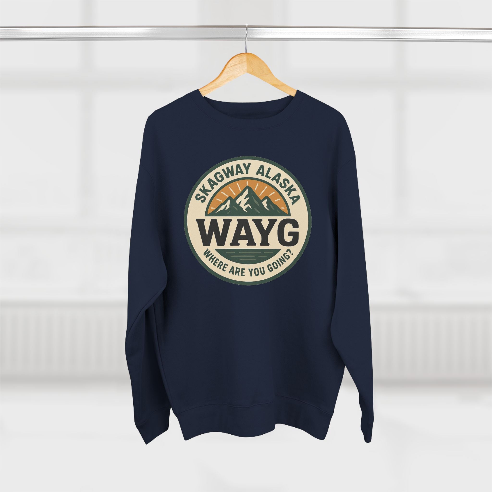 WAYG- Collection- Skagway Alaska-Unisex Crewneck Sweatshirt-