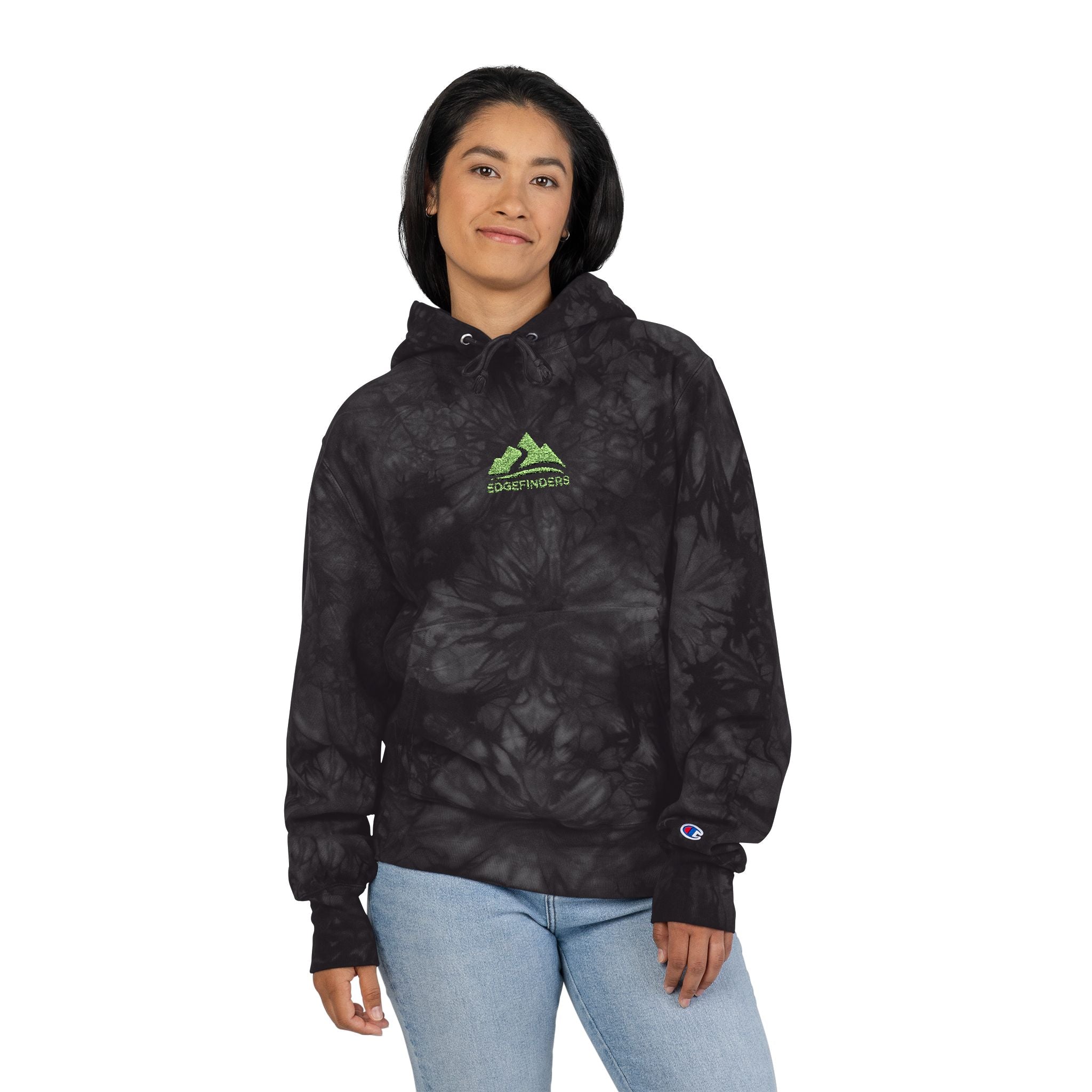 Unisex Champion Tie-Dye Hoodie with Mountain Embroidery | Cozy Urban Fashion, Perfect Gift for Friends and Family, Ideal for Casual [...]
