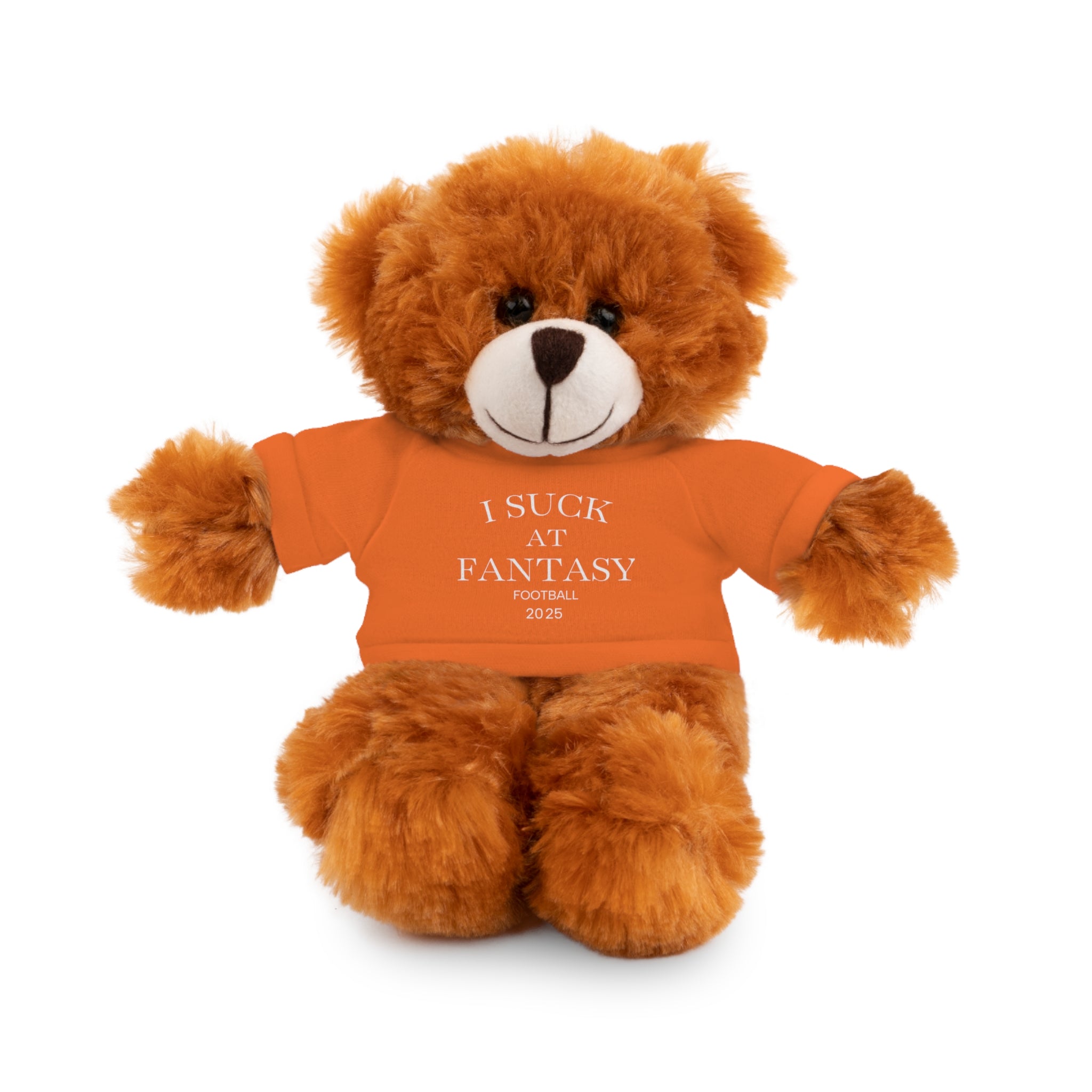 Fantasy Football Stuffed Animal, Cuddle Toy, Sports Gift, Personalized Plush Bear, Fun Gift Idea for Fans