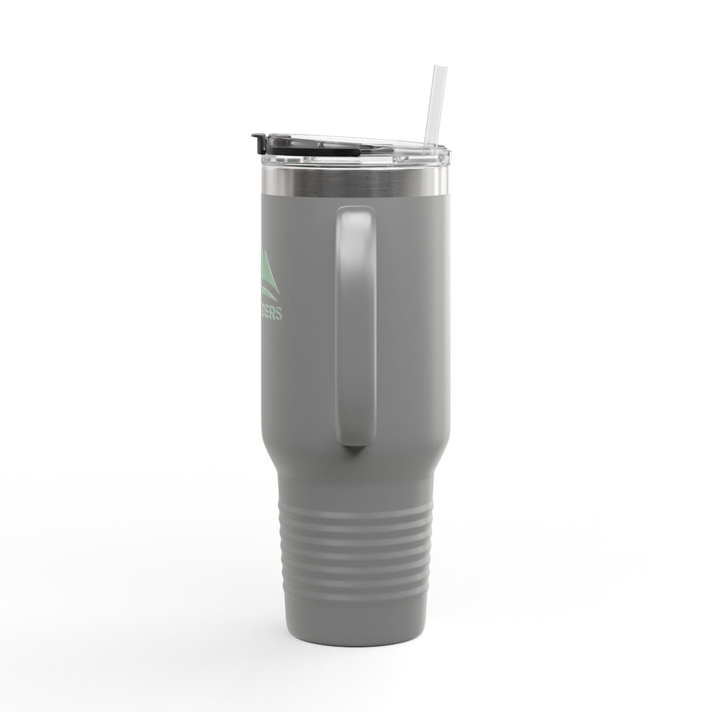 Eco-Friendly Insulated Travel Mug - 40oz with Mountains Design
