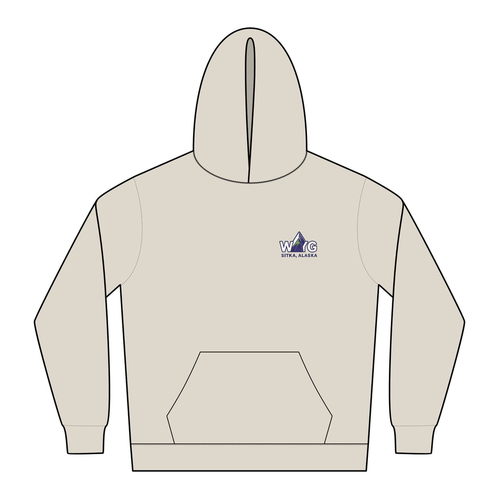 WAYG Collection- Sitka Alaska - Cozy Relaxed Hoodie for Everyday Comfort, Soft Hooded Sweatshirt