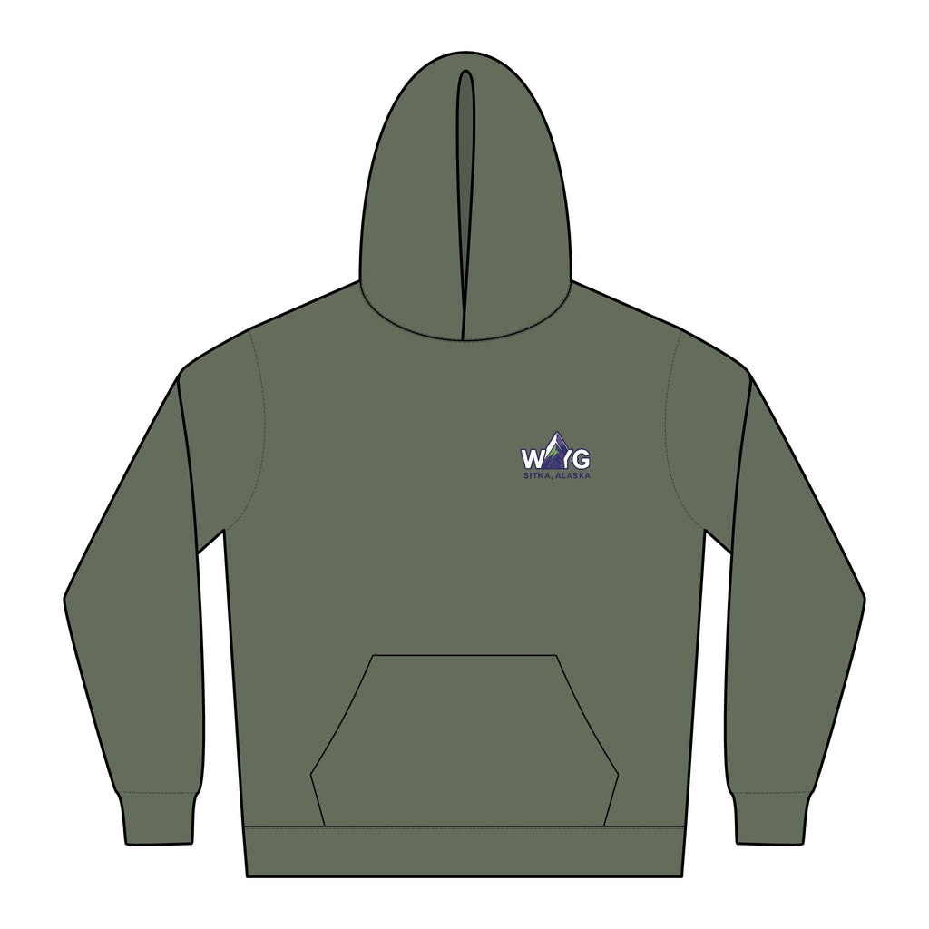 WAYG Collection- Sitka Alaska - Cozy Relaxed Hoodie for Everyday Comfort, Soft Hooded Sweatshirt