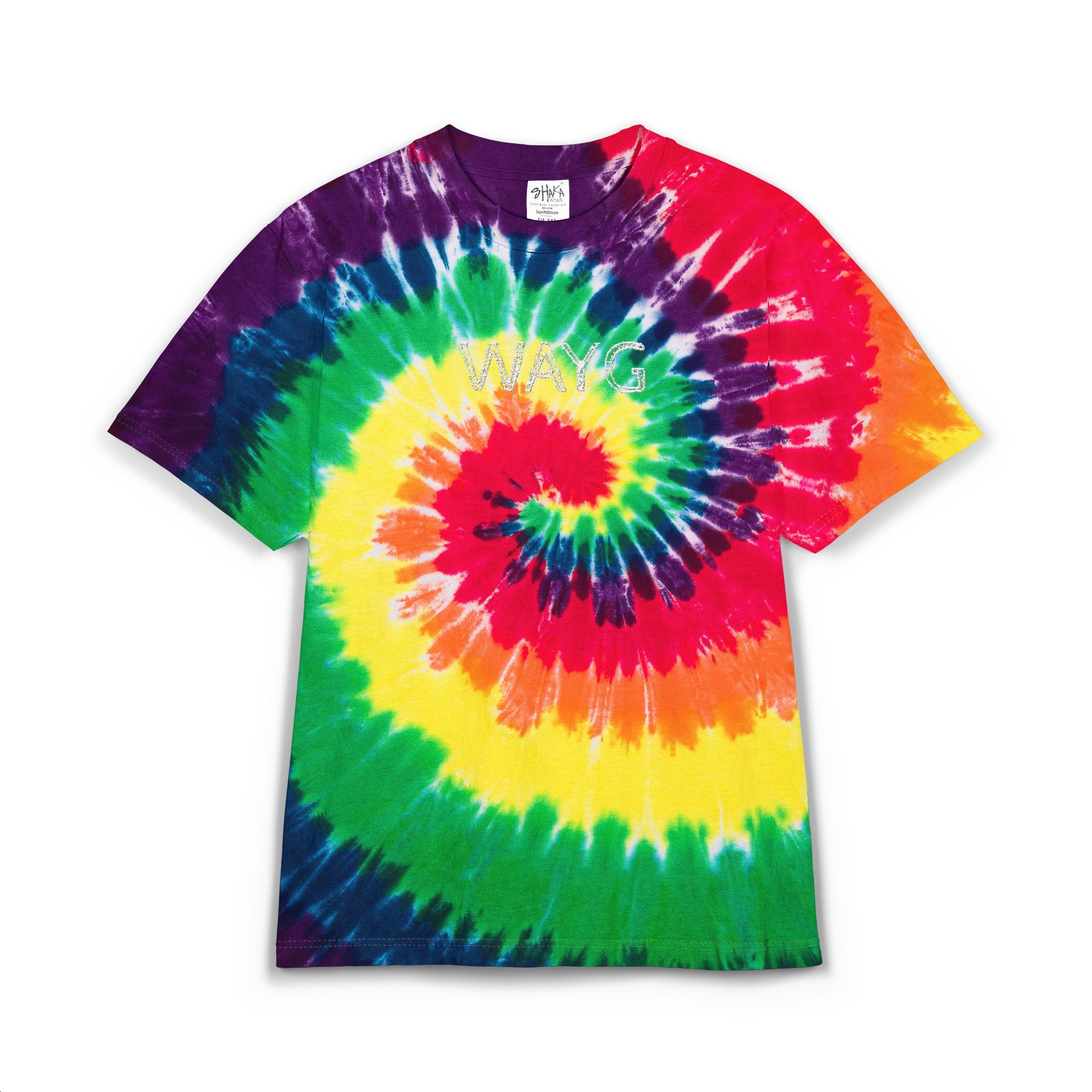 Vibrant Oversized Tie-Dye T-Shirt with Embroidered Design, Trendy Summer Fashion, Perfect for Festivals, Casual Outfits, Gift for Friends