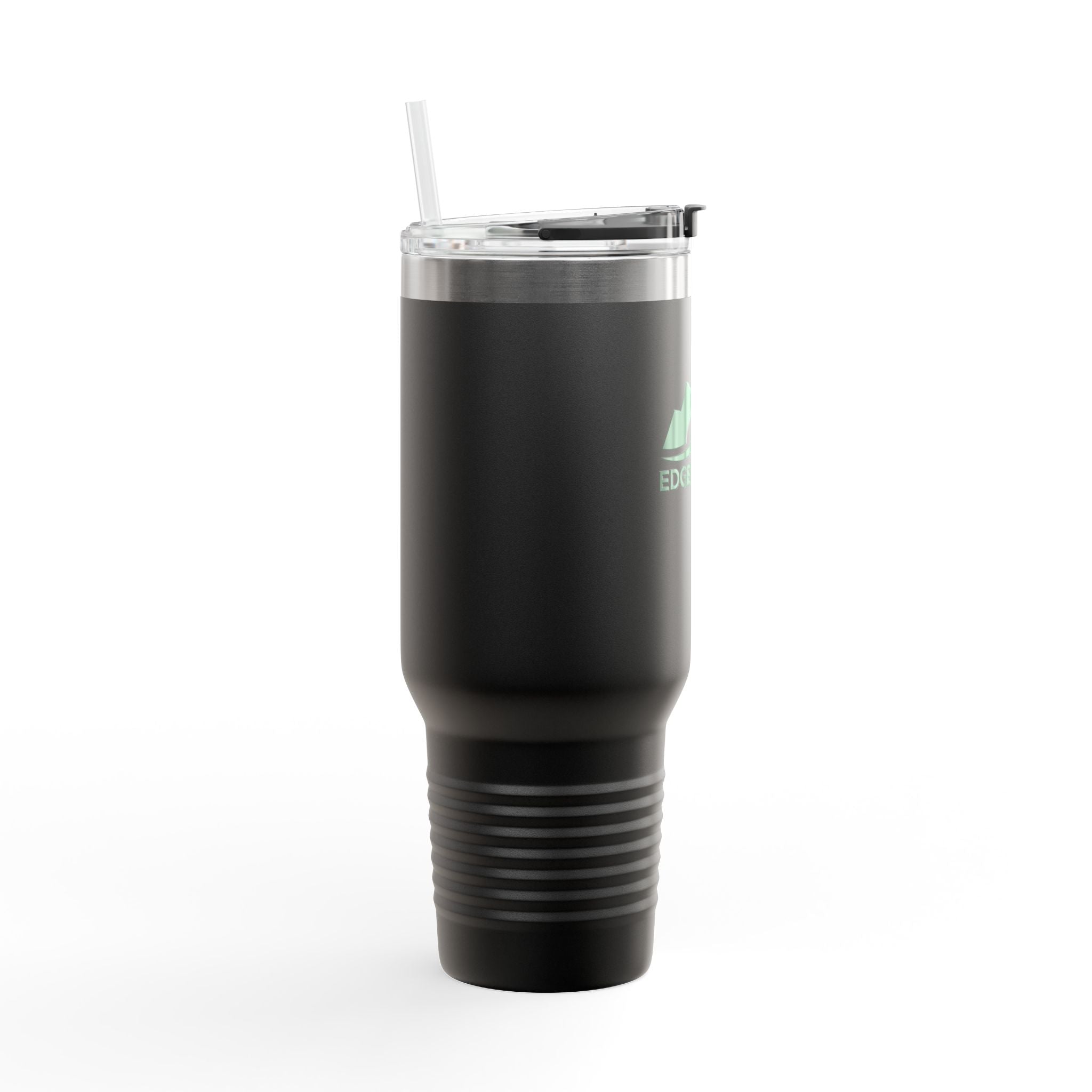 Eco-Friendly Insulated Travel Mug - 40oz with Mountains Design