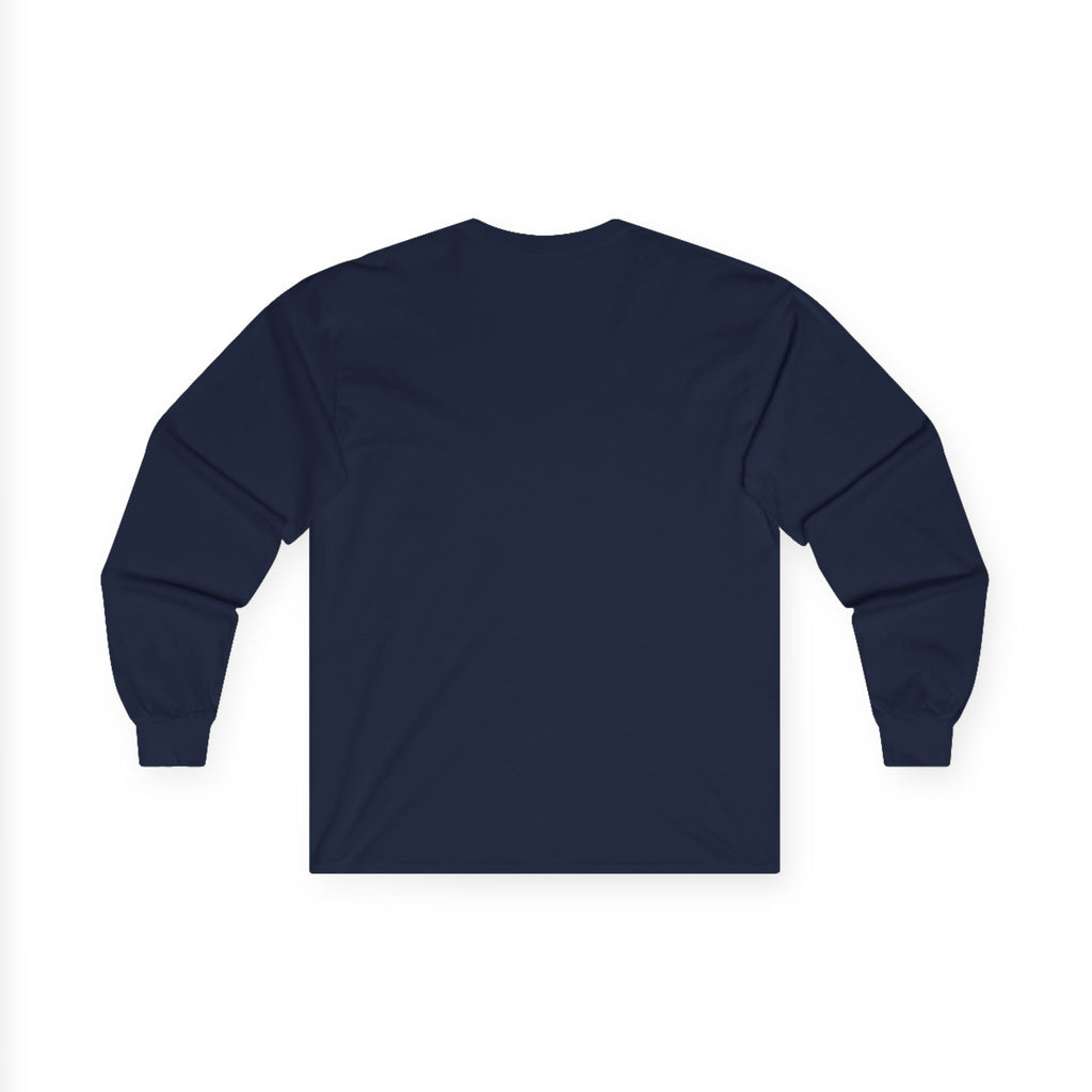 Unisex Ultra Cotton Long Sleeve Tee - Adventure Ready with Mountain Design