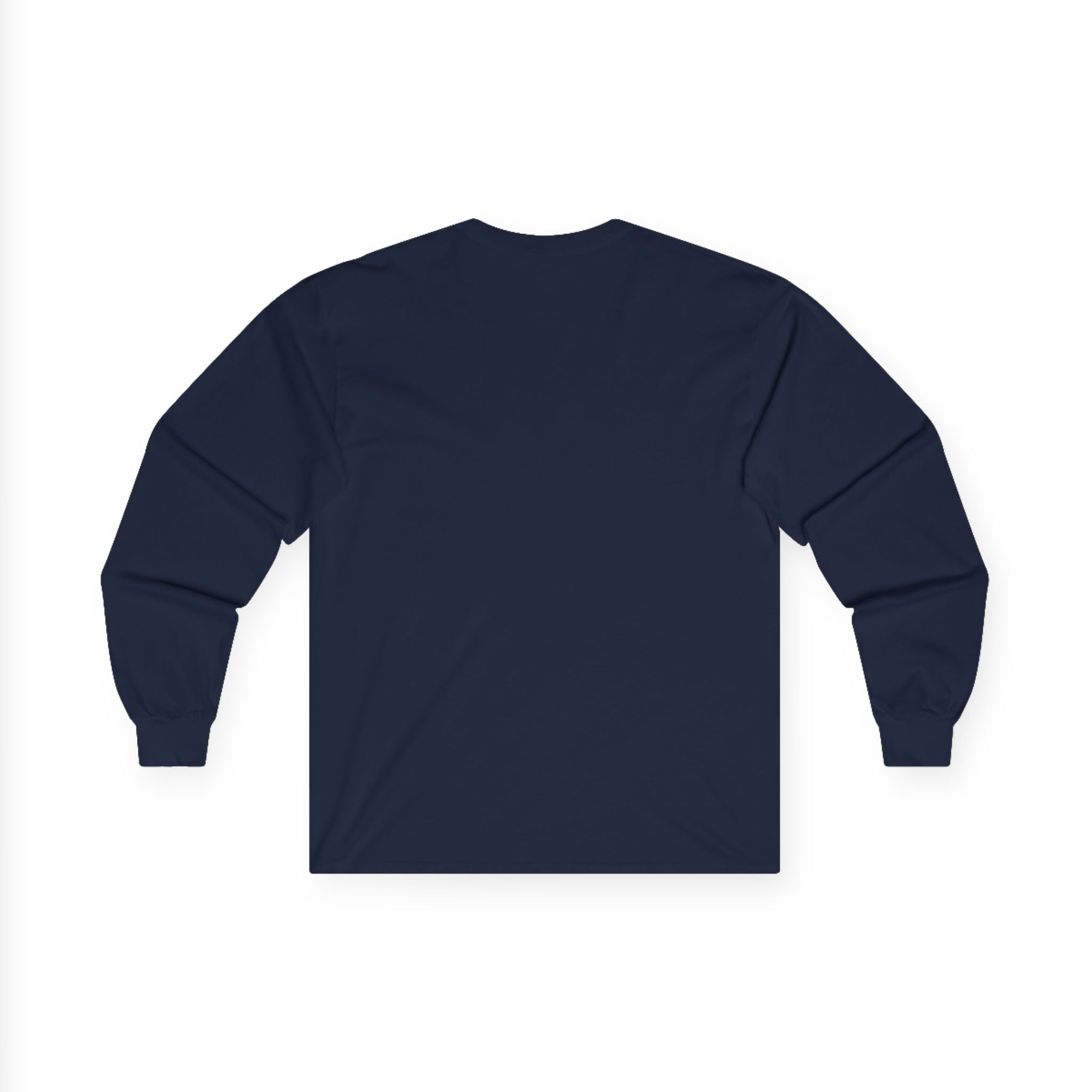 Unisex Ultra Cotton Long Sleeve Tee - Adventure Ready with Mountain Design
