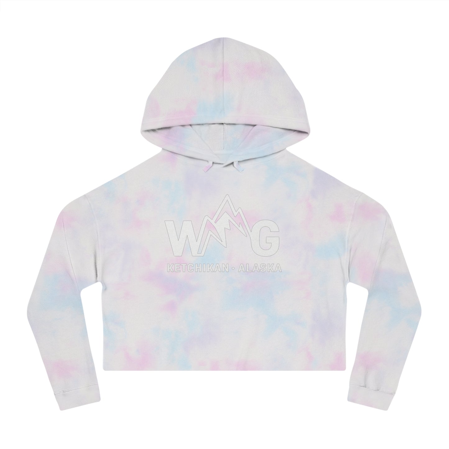 WAYG Collection- Ketchikan Alaska- Women’s Cropped Hooded Sweatshirt