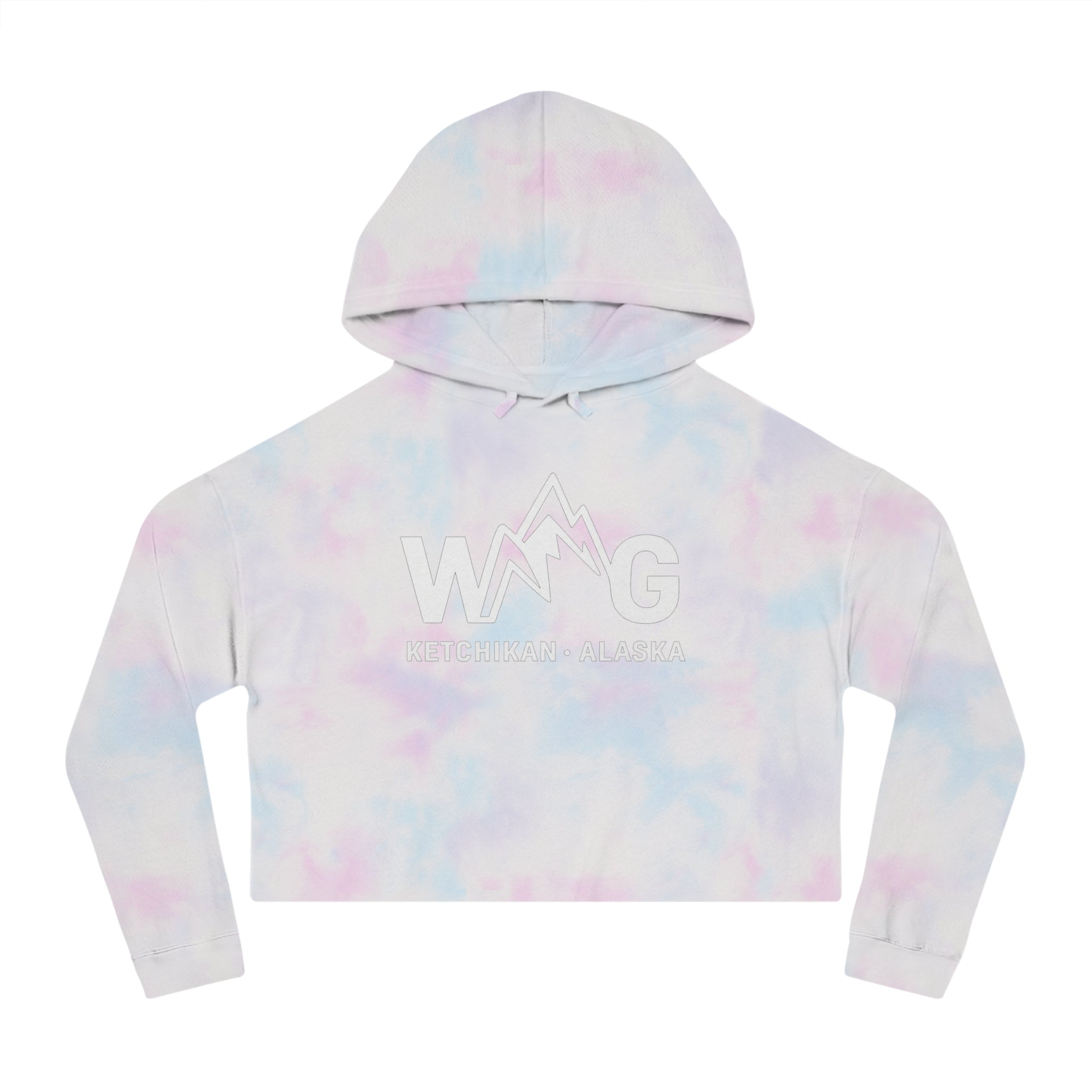 WAYG Collection- Ketchikan Alaska- Women’s Cropped Hooded Sweatshirt