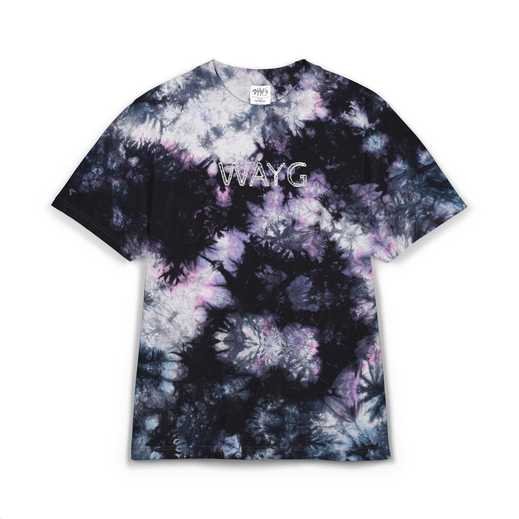 Vibrant Oversized Tie-Dye T-Shirt with Embroidered Design, Trendy Summer Fashion, Perfect for Festivals, Casual Outfits, Gift for Friends
