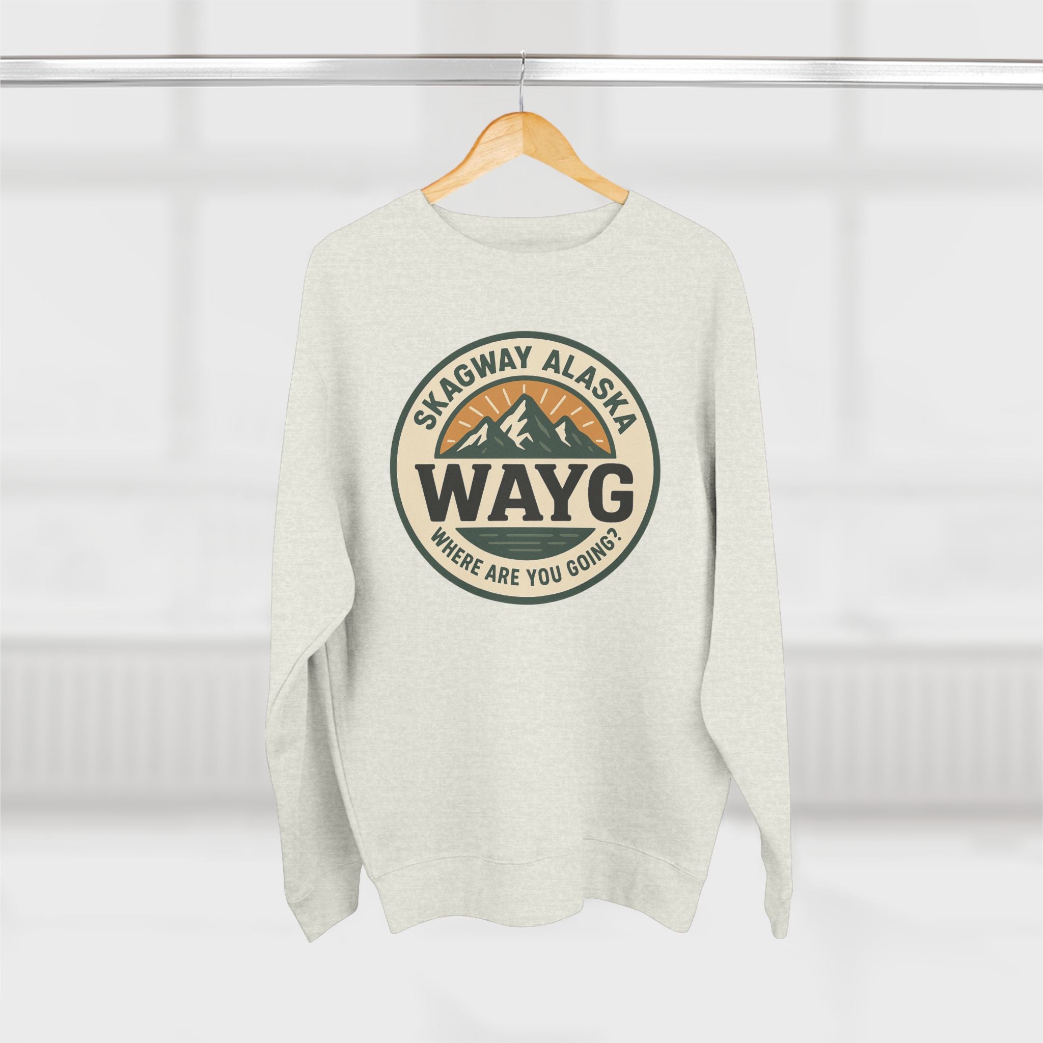 WAYG- Collection- Skagway Alaska-Unisex Crewneck Sweatshirt-