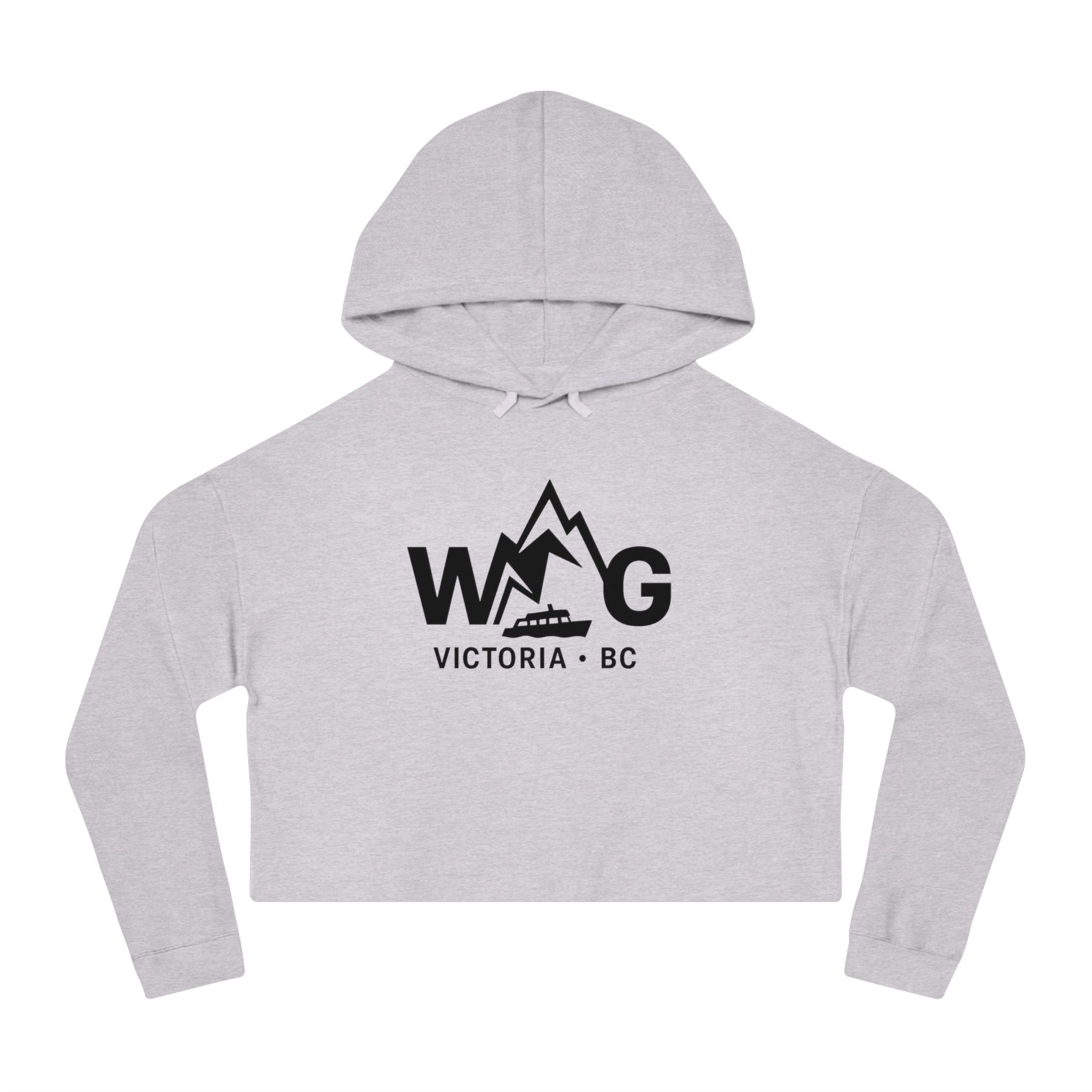 WAYG Collection- Victoria BC Canada- Women’s Cropped Hooded Sweatshirt