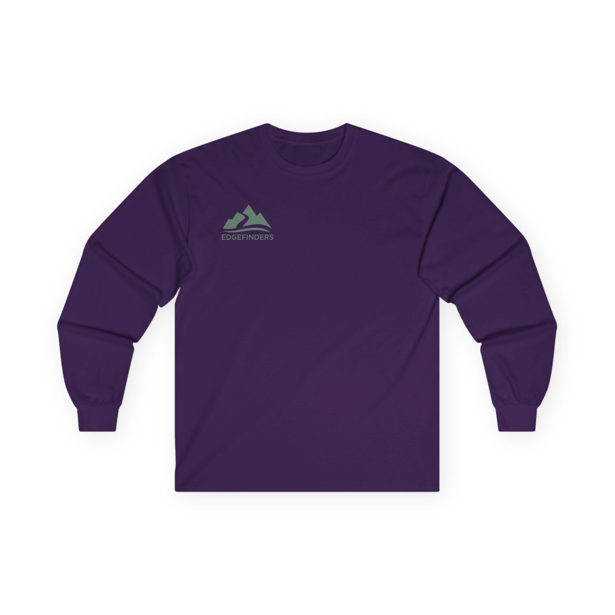 Unisex Ultra Cotton Long Sleeve Tee - Adventure Ready with Mountain Design