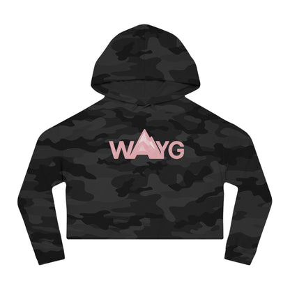 WAYG Collection- Tie-Die- Pastel- Women’s Cropped Hooded Sweatshirt