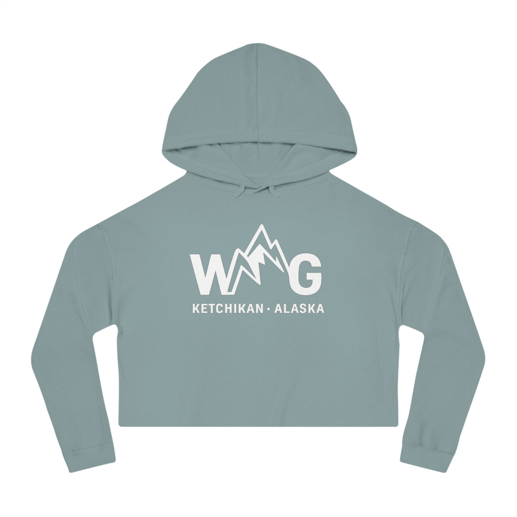 WAYG Collection- Ketchikan Alaska- Women’s Cropped Hooded Sweatshirt